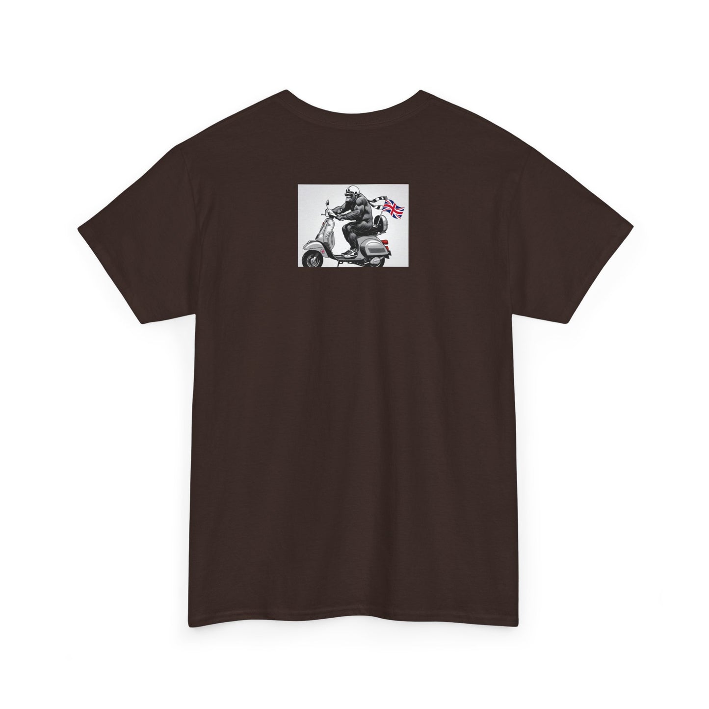 Cool Gorilla Scooter Tee, Unisex Graphic Tee, Fun Animal T-Shirt, Unique Gift for Him, Casual Summer Shirt, Motorcycle Enthusiast Apparel