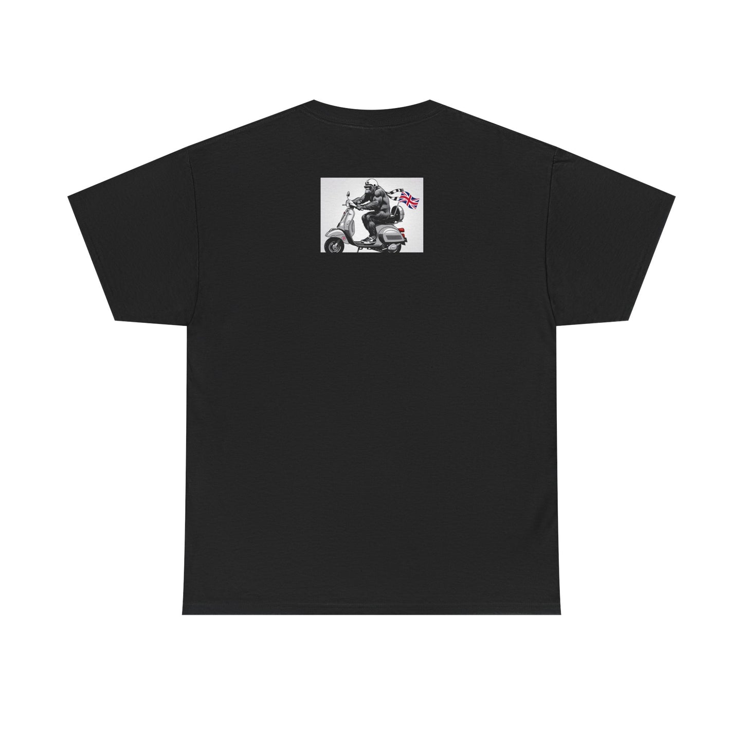 Cool Gorilla Scooter Tee, Unisex Graphic Tee, Fun Animal T-Shirt, Unique Gift for Him, Casual Summer Shirt, Motorcycle Enthusiast Apparel