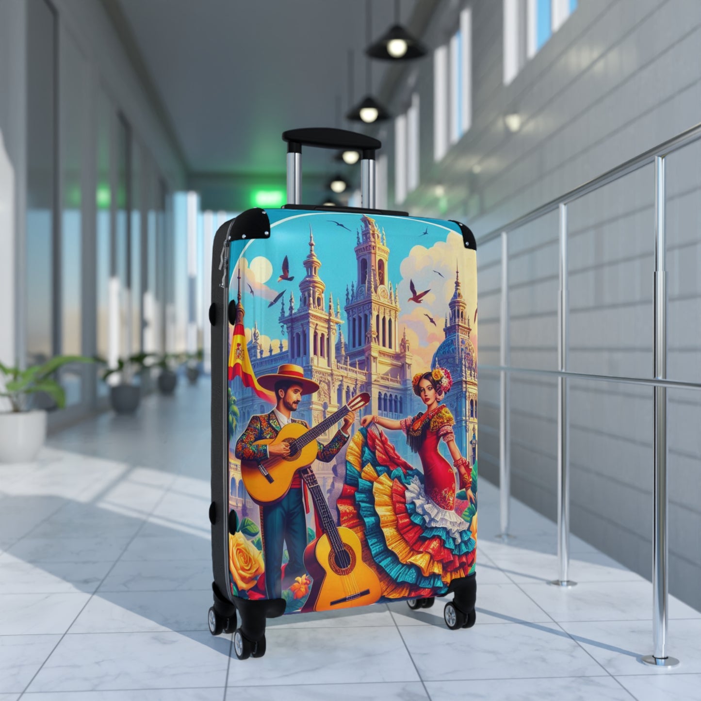 Vibrant Mariachi Suitcase - Colorful Travel Luggage for Adventure Seekers