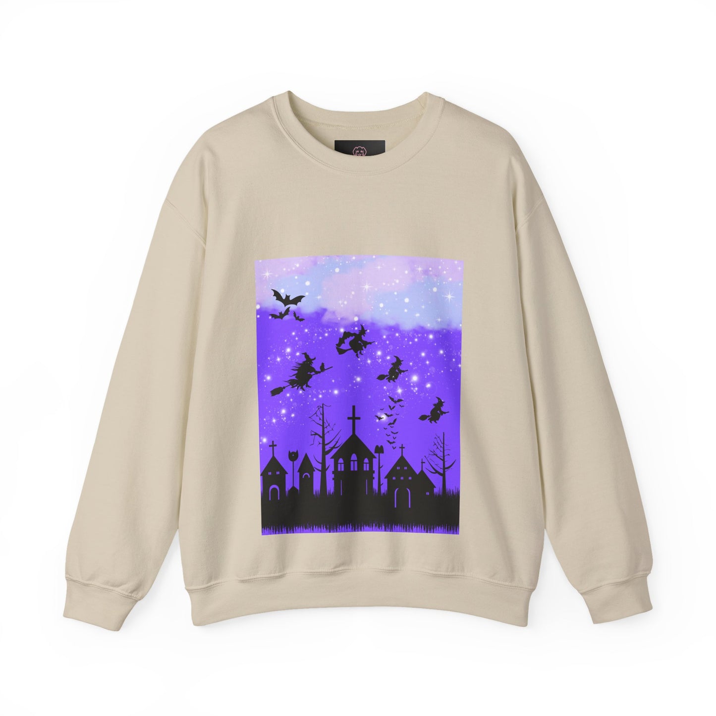 Mystical Nightscape Crewneck Sweatshirt, Cozy Fashion, Trendy Apparel, Gift for Nature Lovers, Halloween Sweatshirt, Comfortable [...]
