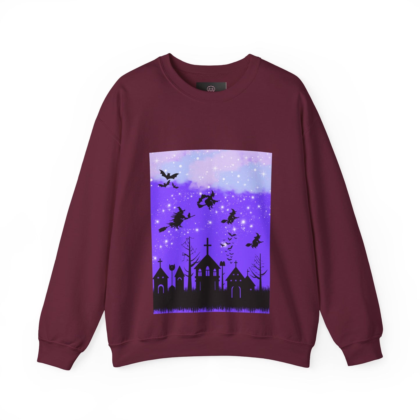 Mystical Nightscape Crewneck Sweatshirt, Cozy Fashion, Trendy Apparel, Gift for Nature Lovers, Halloween Sweatshirt, Comfortable [...]