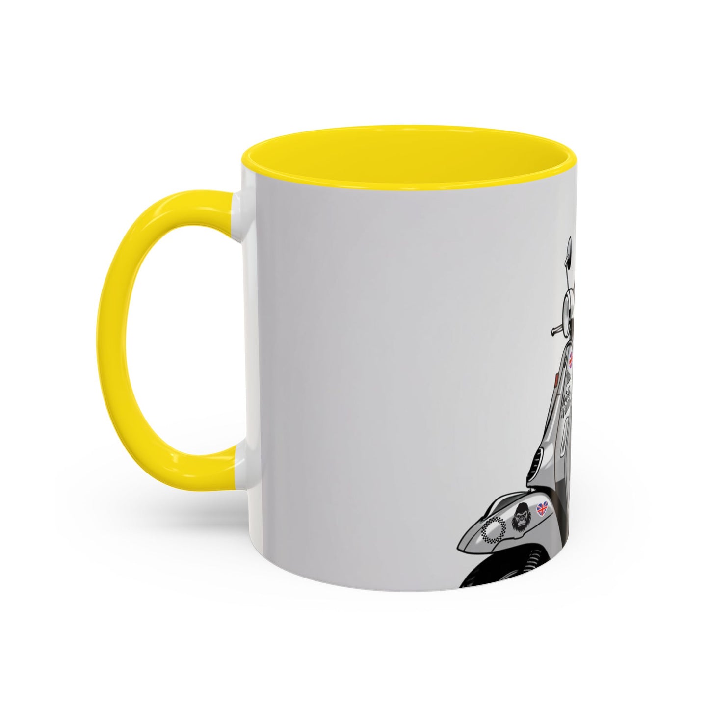 Cool Gorilla Scooter Mug - Fun Coffee Cup for Animal Lovers, Gift for Birthdays, Cool Caffeine Fix, Unique Decor