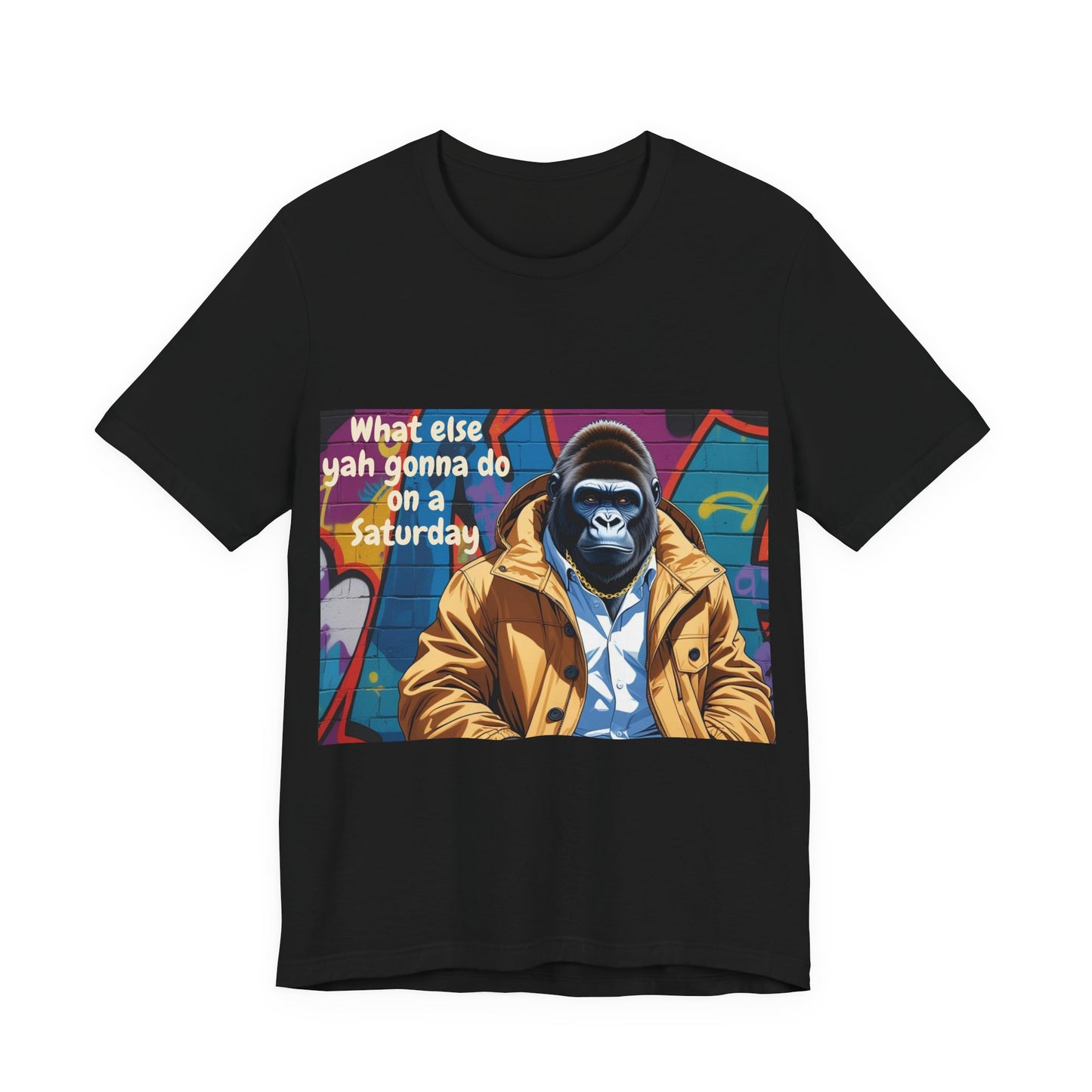 Urban Gorilla Tee - Weekend Vibes, Funny Graphic Shirt, Casual Style, Gift for Him/Her, Skate and Streetwear Fashion