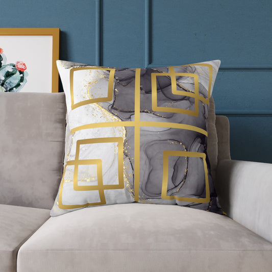 Elegant Geometric Canvas Pillow | Modern Decor, Sofa Cushion, Gift for Home, Interior Design, Minimalist Style