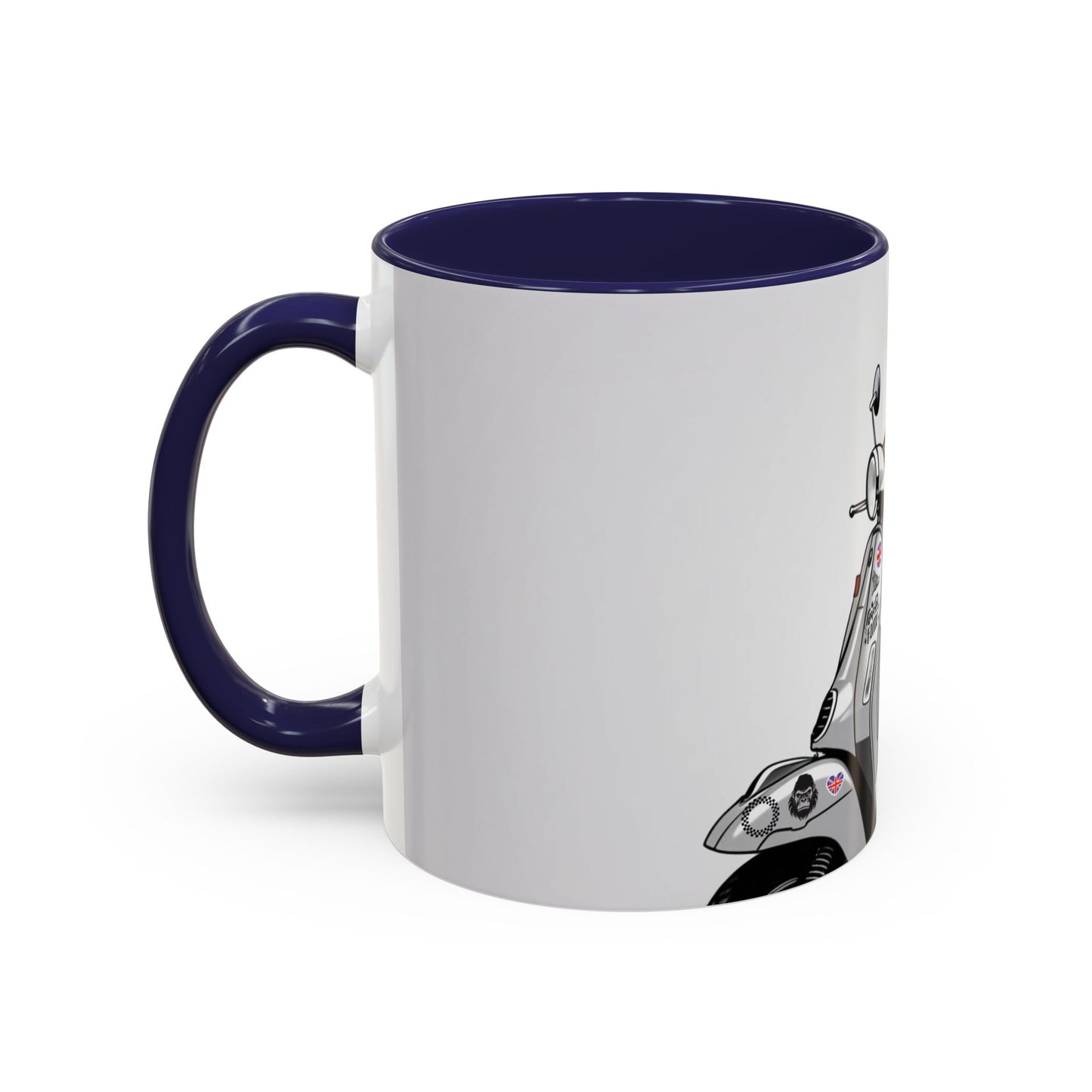 Cool Gorilla Scooter Mug - Fun Coffee Cup for Animal Lovers, Gift for Birthdays, Cool Caffeine Fix, Unique Decor