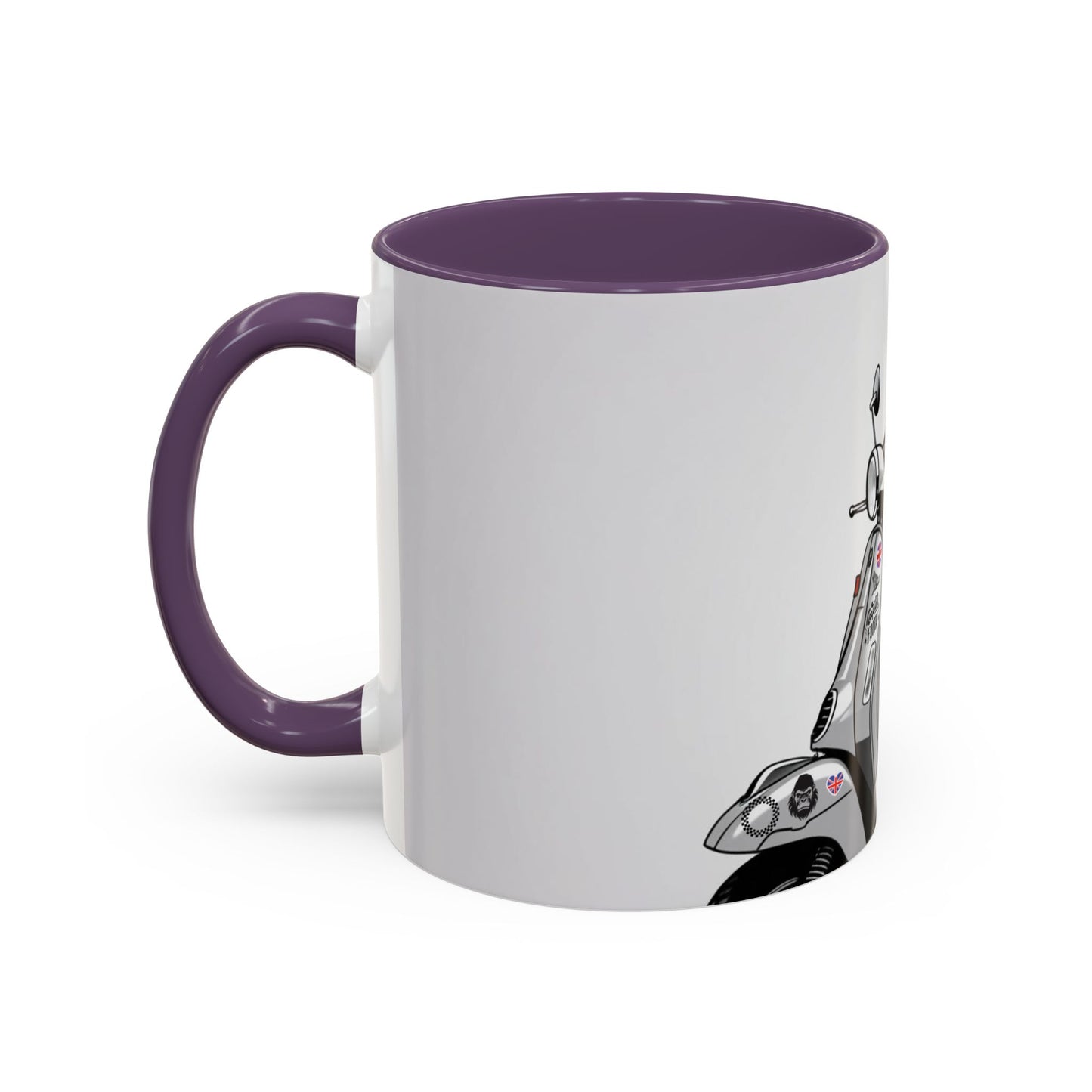 Cool Gorilla Scooter Mug - Fun Coffee Cup for Animal Lovers, Gift for Birthdays, Cool Caffeine Fix, Unique Decor