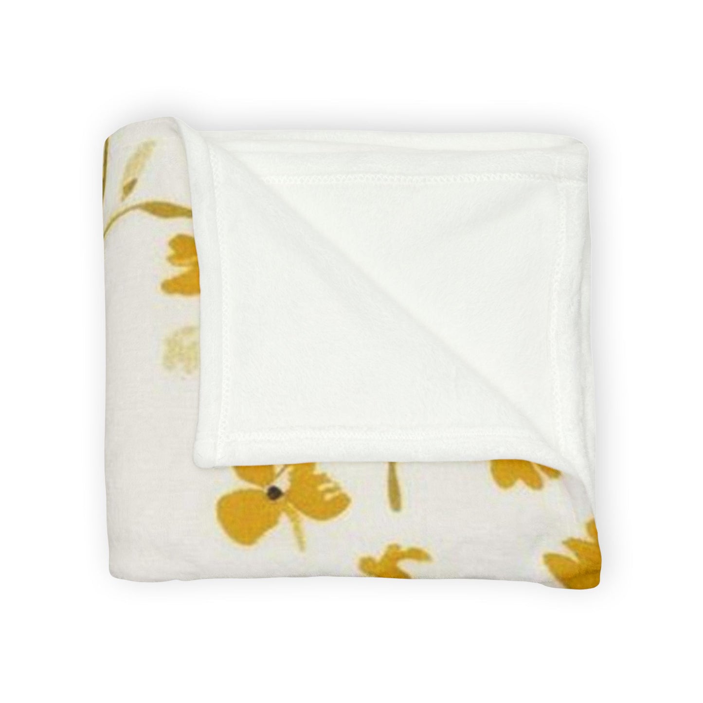 Cozy Floral Polyester Blanket - Soft Throw for Home Decor