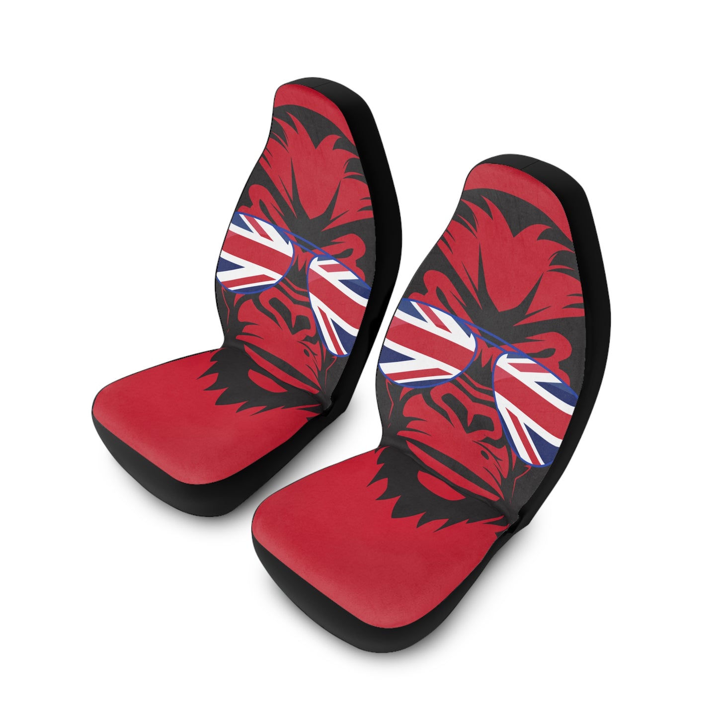 Gorilla Spirit Polyester Car Seat Covers | Funky Auto Accessories, UK Flag Car Decor, Gorilla Print Seat Protectors, Unique Car Gifts, [...]