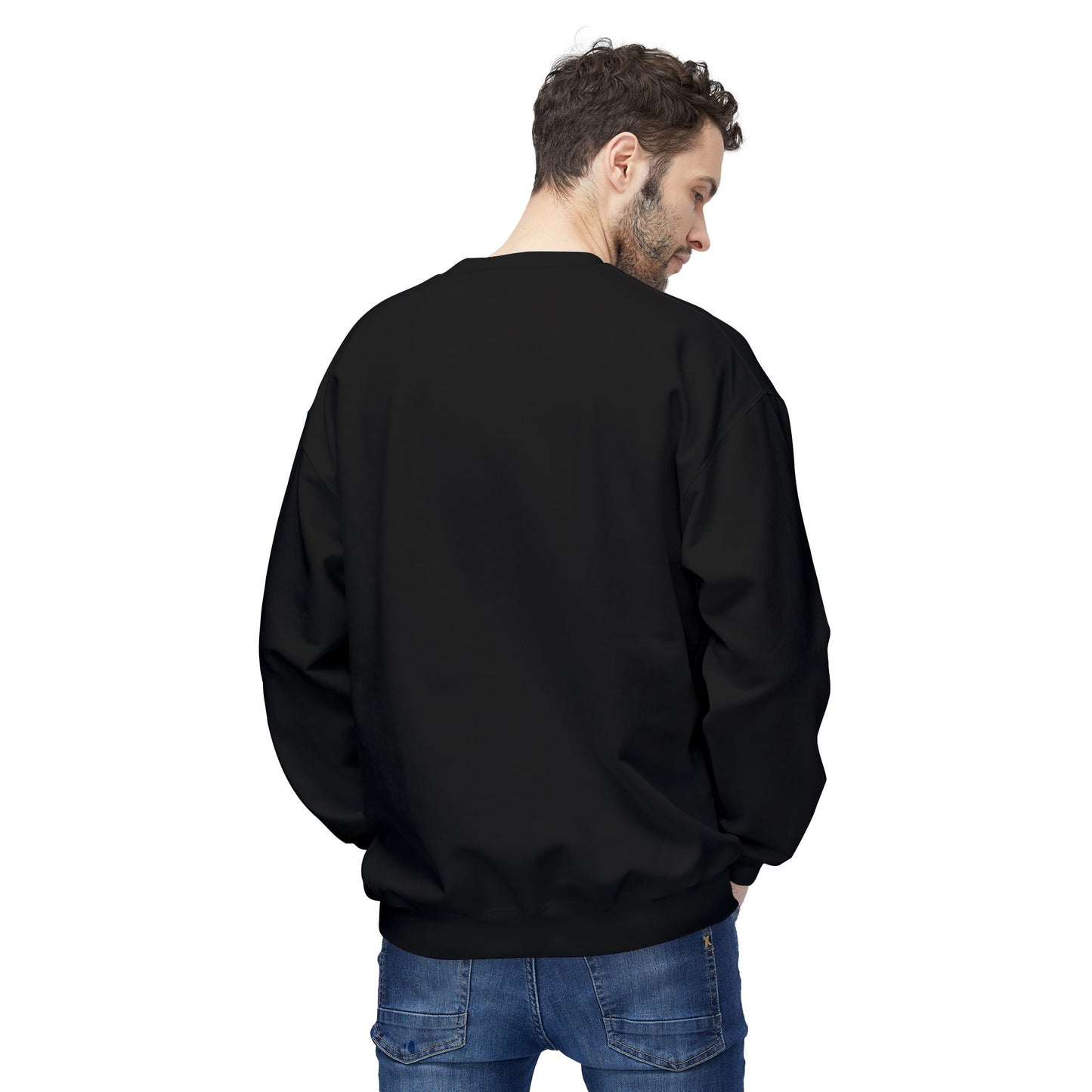 Fleece Crewneck Sweatshirt with Bear Gym Design, Cozy Unisex Apparel, Perfect for Workouts, Gift for Fitness Lovers, Casual Wear