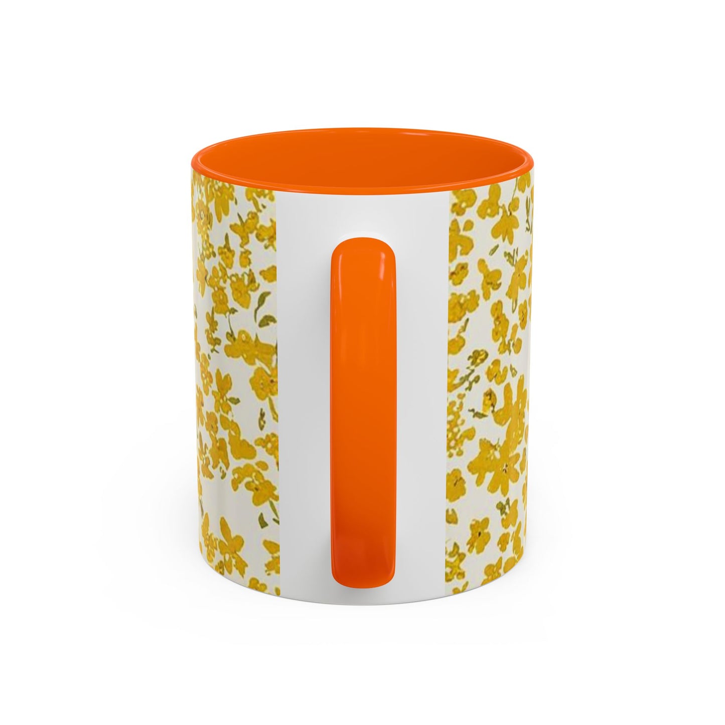 Floral Accent Coffee Mug - 11 & 15oz - Perfect for Spring Mornings