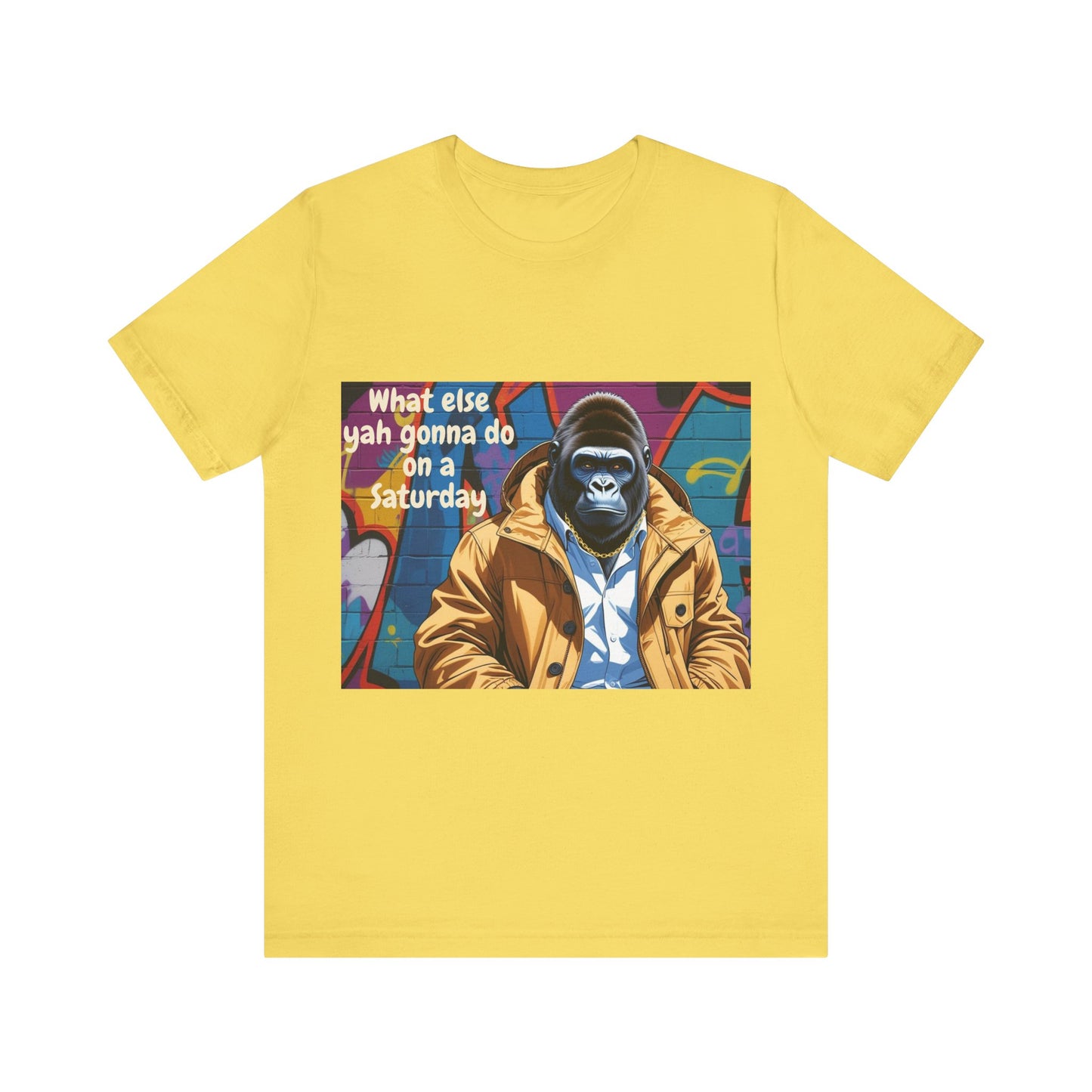Urban Gorilla Tee - Weekend Vibes, Funny Graphic Shirt, Casual Style, Gift for Him/Her, Skate and Streetwear Fashion