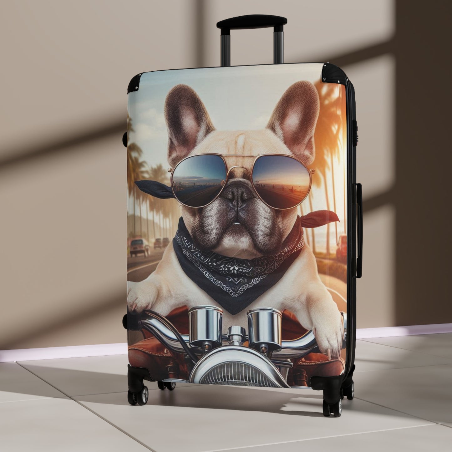 Cool Dog Travel Suitcase - Stylish Pet Lover Luggage