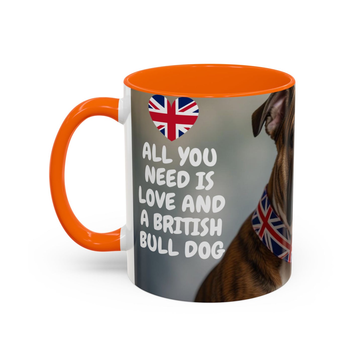 British Bulldog Accent Coffee Mug - Unique Pet Lover Gift, Dog-Themed Drinkware, Funny Dog Mug, Pet Parent Gift, Home & Kitchen Decor