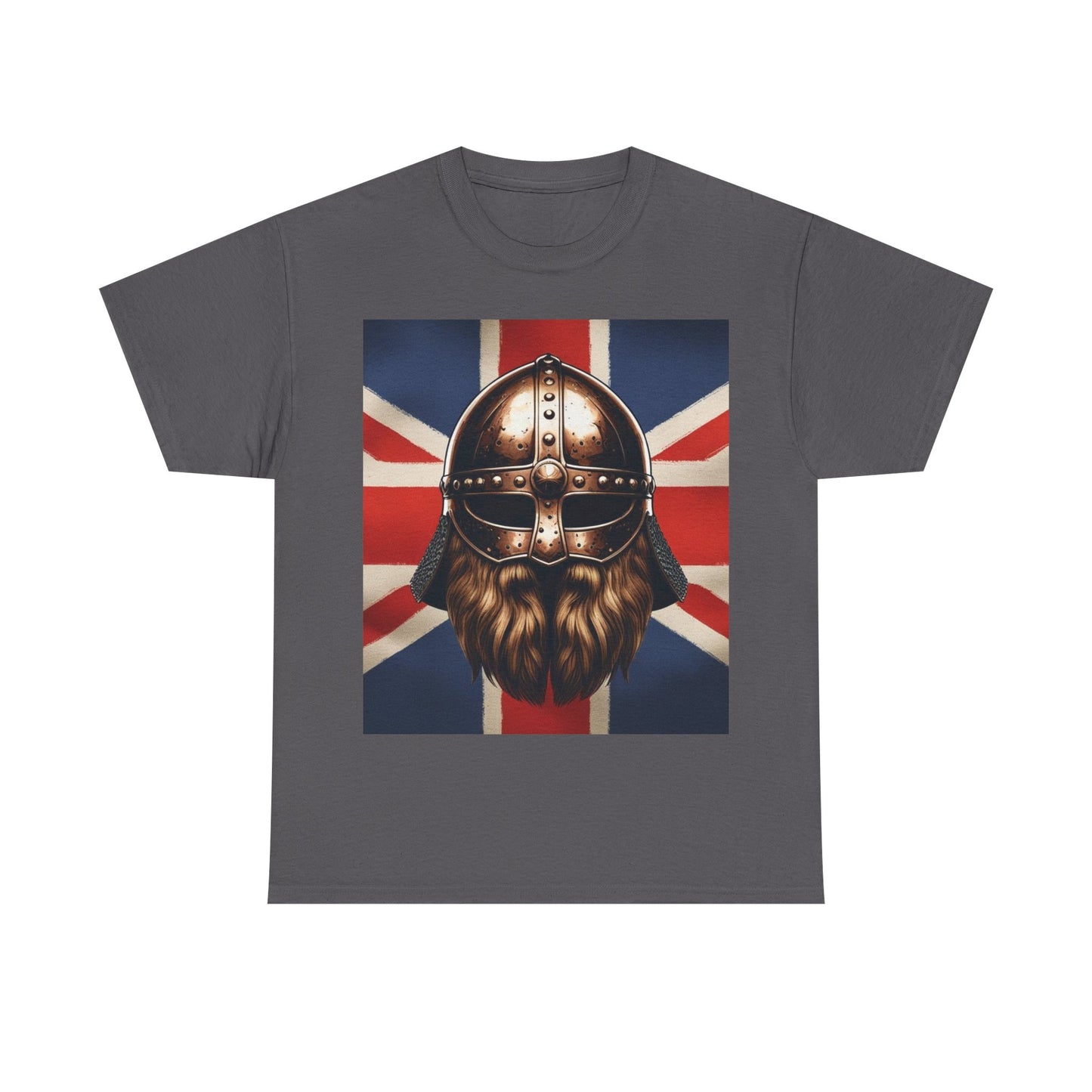 Viking Warrior Cotton Tee, Unisex Graphic T-Shirt, Norse Mythology Shirt, Unique Gift for Dad, Casual Outfit for Men and Women