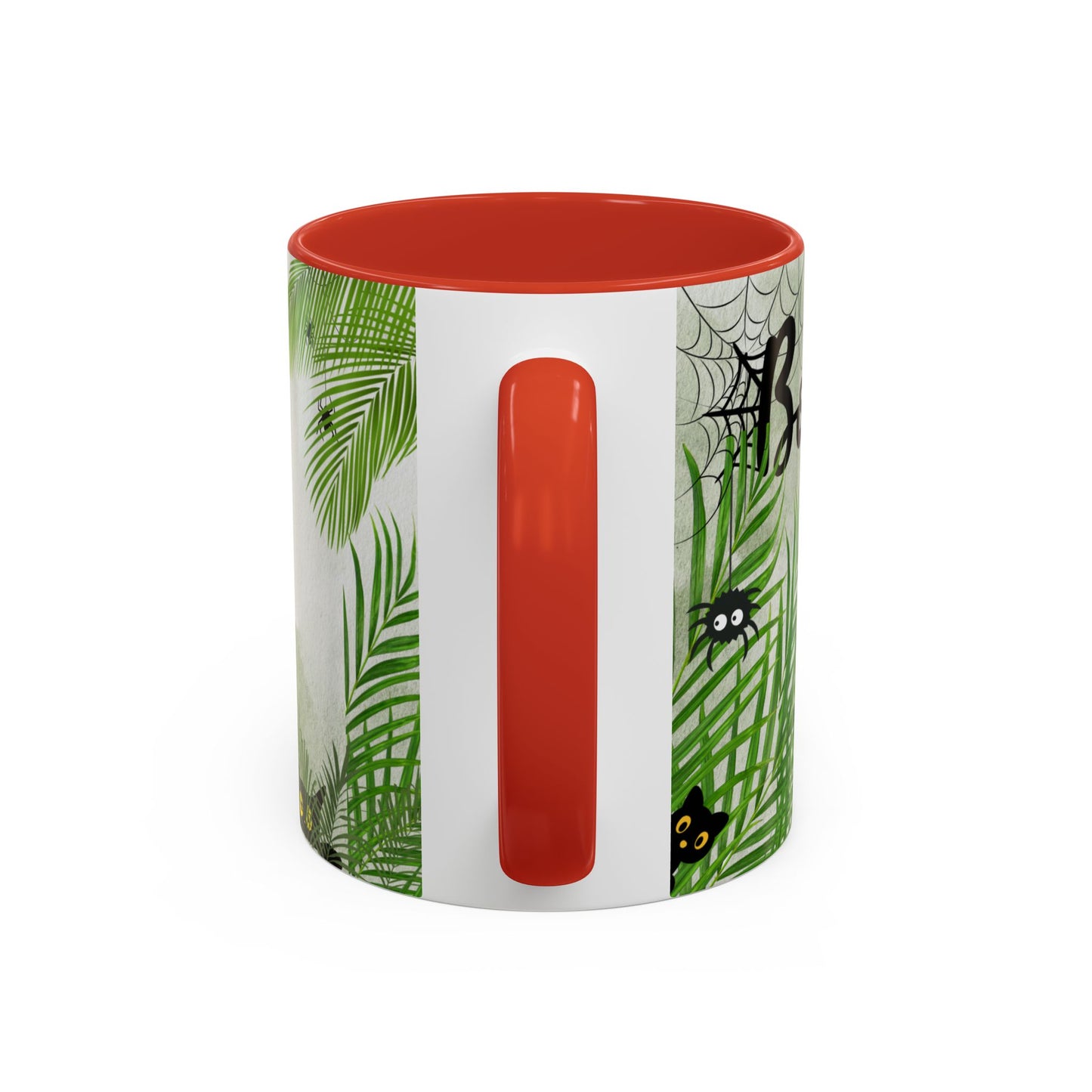Spider Web Accent Coffee Mug | Halloween Decor, Gift for Creepy Coffee Lovers, Unique Kitchenware, Spooky Mug for Fall