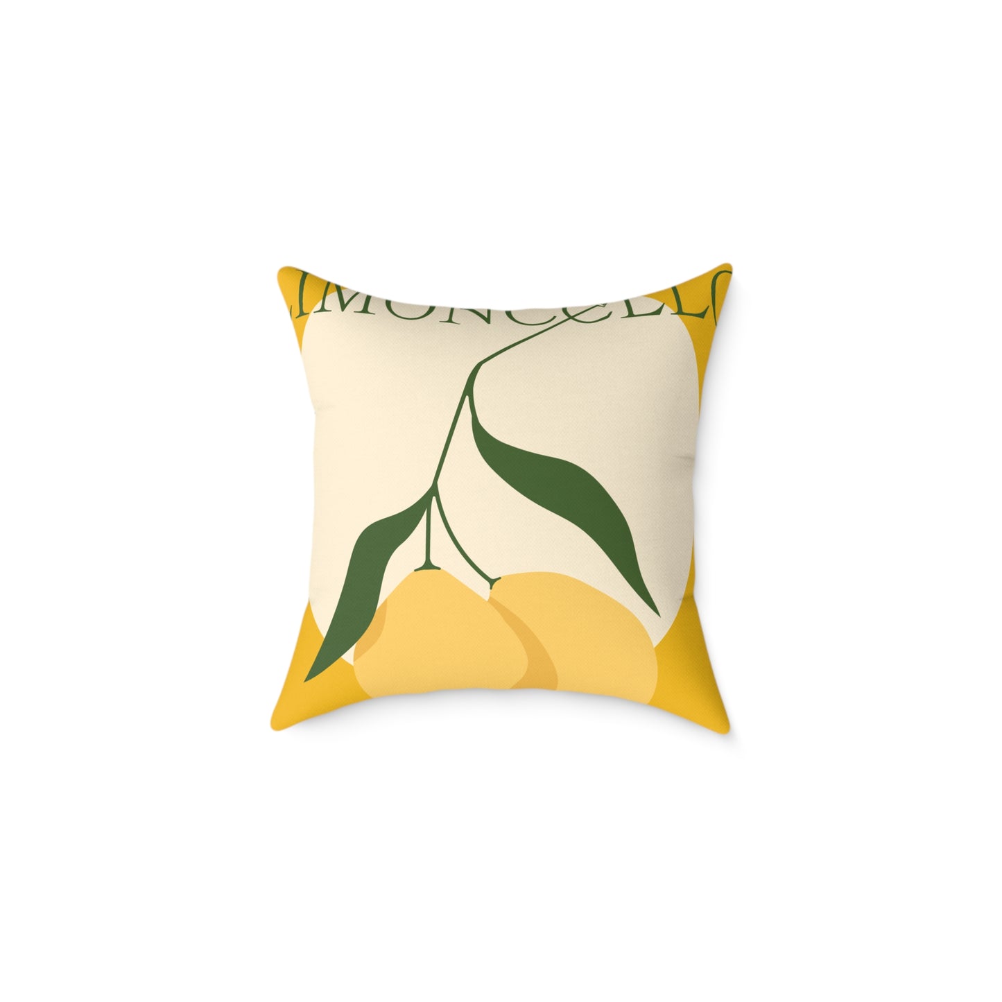 Limoncello Lemon Square Pillow – Brighten Up Your Home Decor