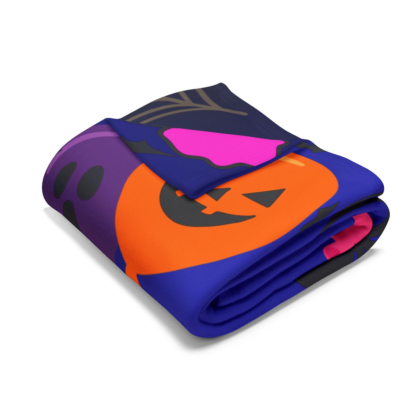 Spooky Ghost Fleece Blanket, Cozy Halloween Decor, Boo Blanket, Cozy Throw, Kids’ Halloween Gift, Fall Home Essentials