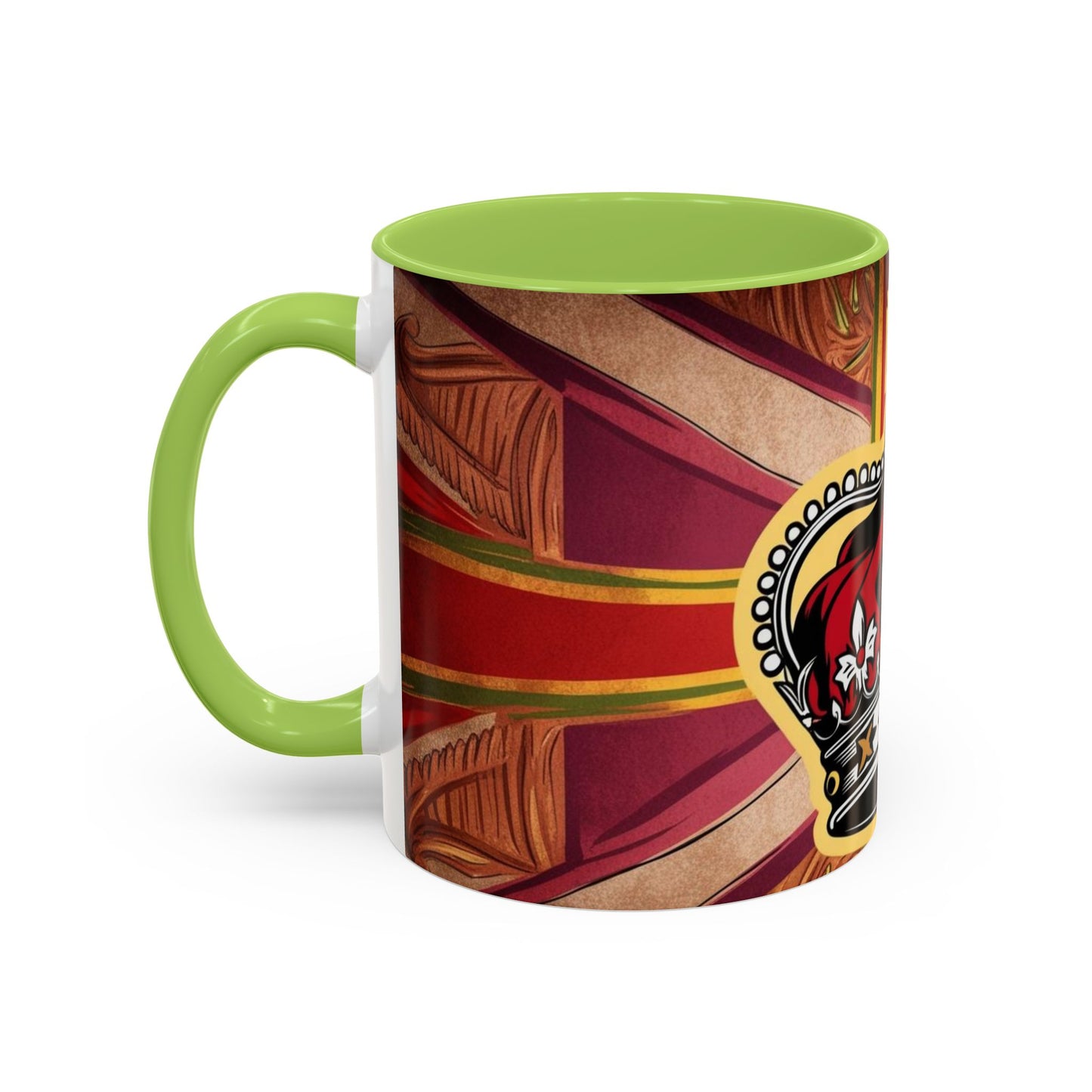 Crown Accent Coffee Mug: Royal Decor, Gift for Coffee Lovers, Unique Mug for Home, Office, Birthdays, Special Occasions, Artful Design