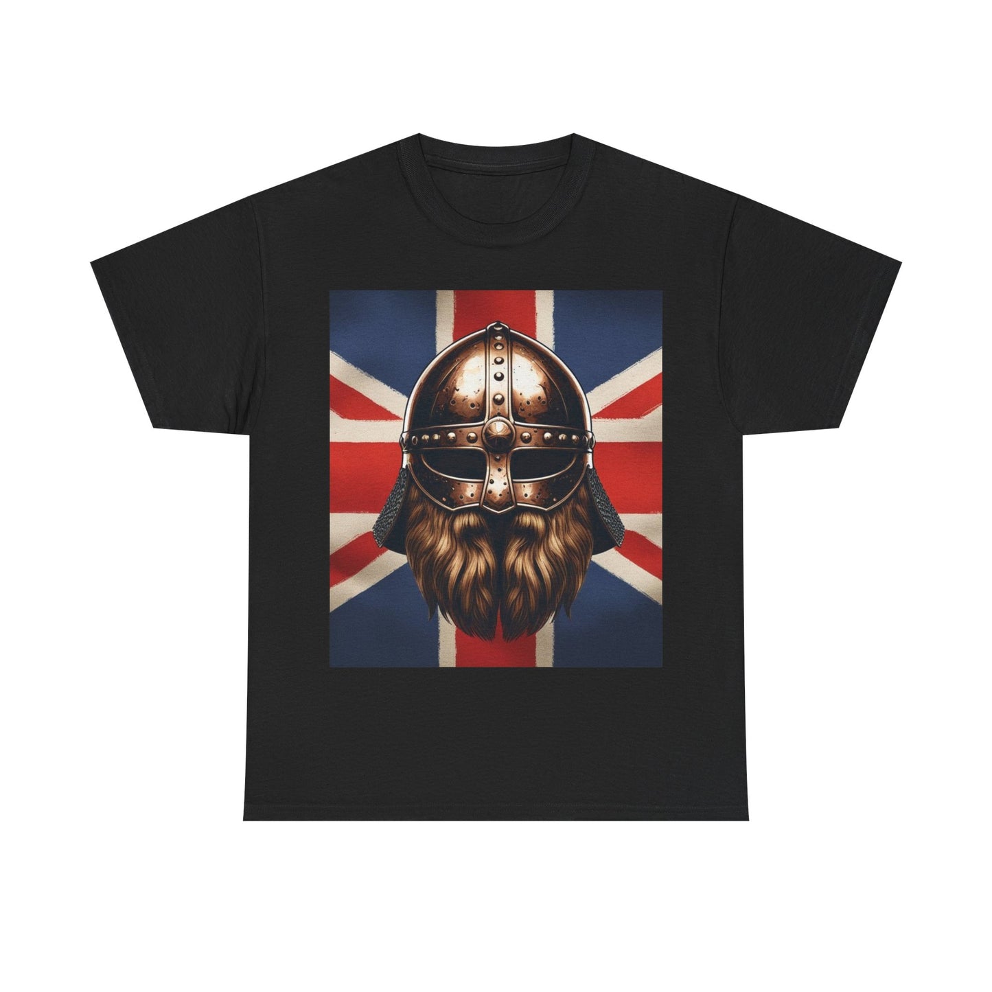 Viking Warrior Cotton Tee, Unisex Graphic T-Shirt, Norse Mythology Shirt, Unique Gift for Dad, Casual Outfit for Men and Women