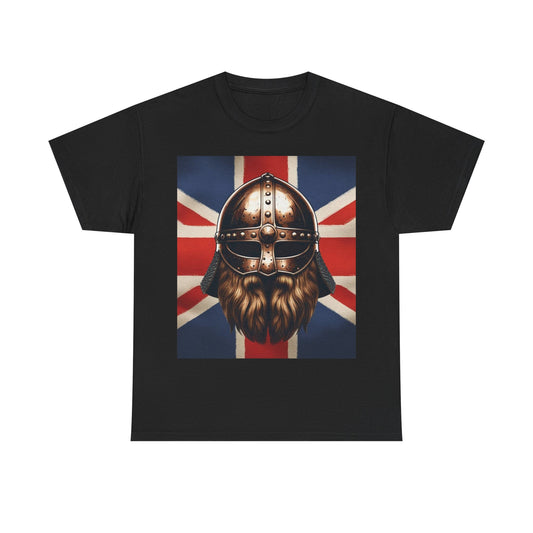Viking Warrior Cotton Tee, Unisex Graphic T-Shirt, Norse Mythology Shirt, Unique Gift for Dad, Casual Outfit for Men and Women