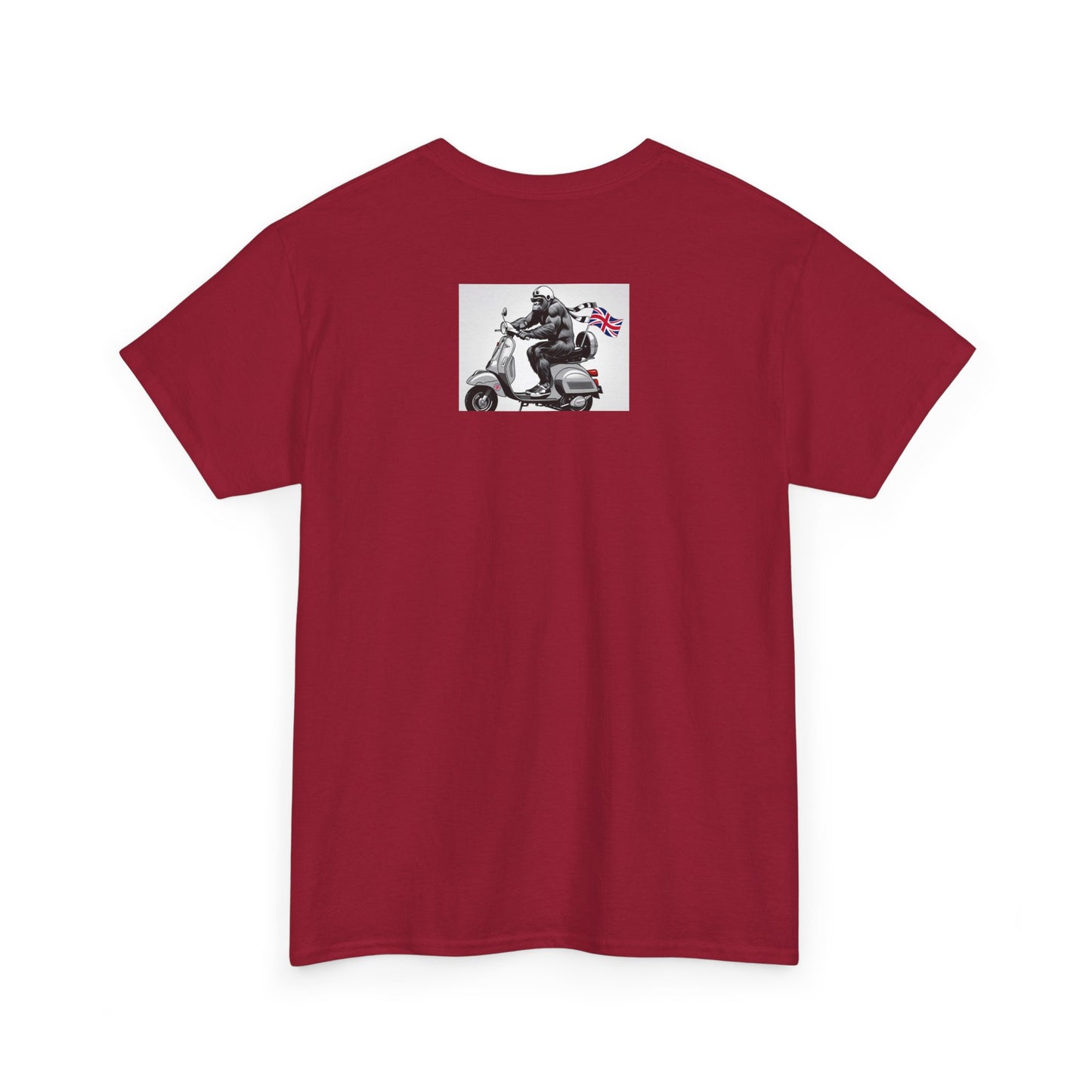 Cool Gorilla Scooter Tee, Unisex Graphic Tee, Fun Animal T-Shirt, Unique Gift for Him, Casual Summer Shirt, Motorcycle Enthusiast Apparel