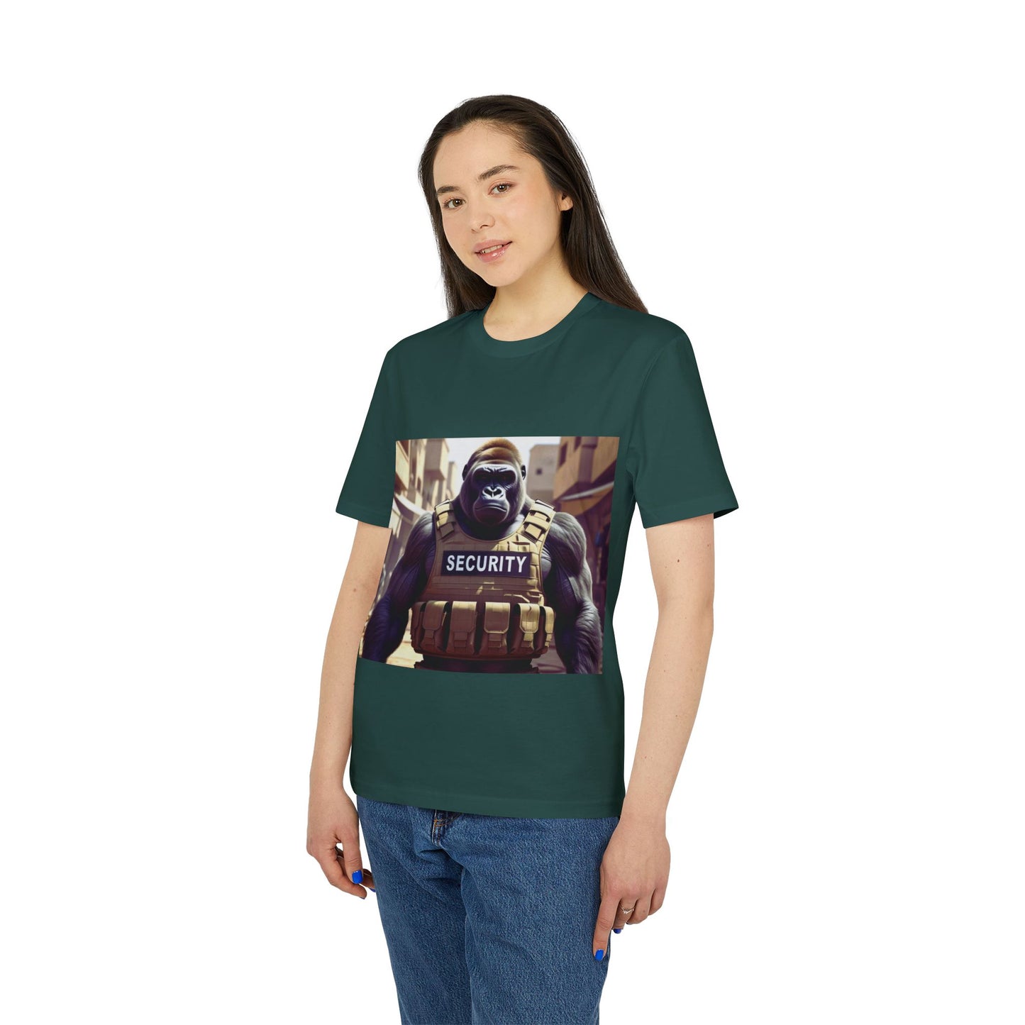 Security Gorilla T-Shirt, Funny Graphic Tee, Unisex Humor Shirt, Gift for Creators, Casual Wear, Streetwear Style