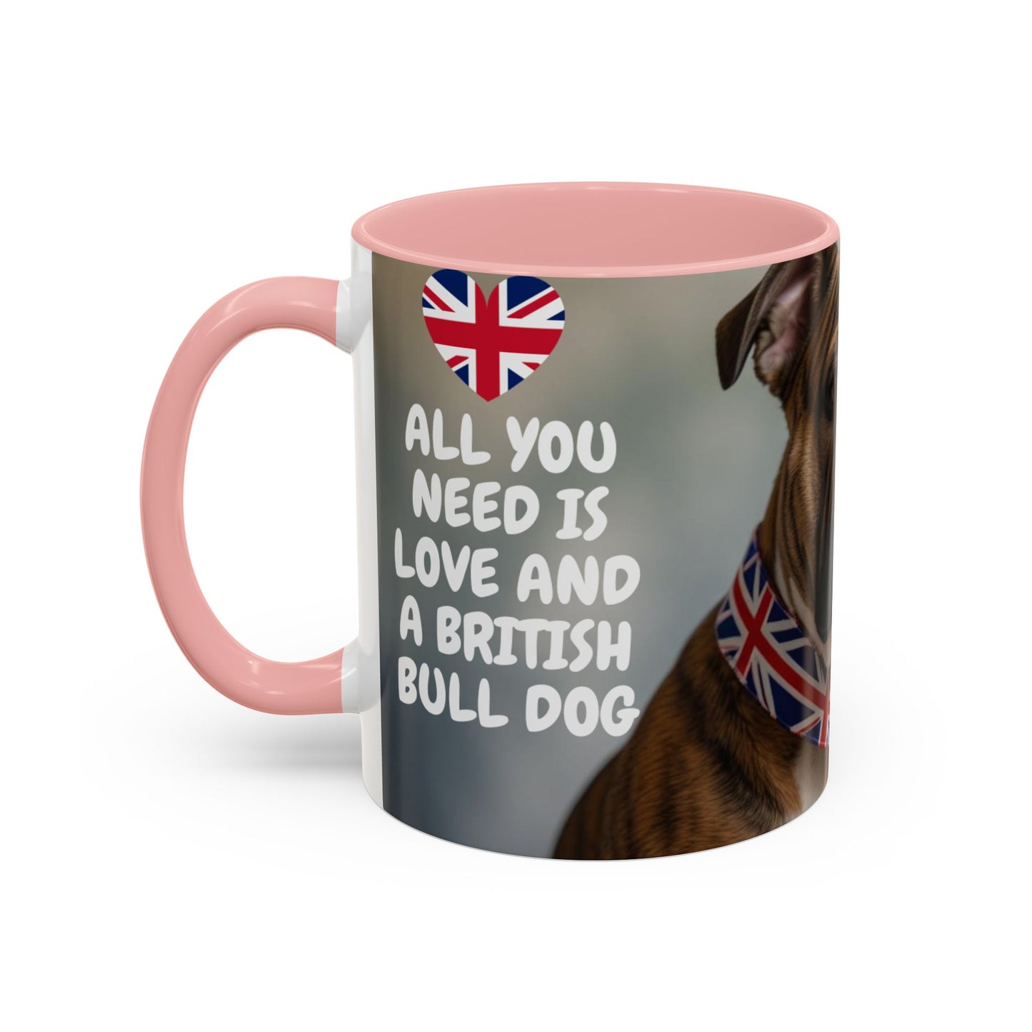 British Bulldog Accent Coffee Mug - Unique Pet Lover Gift, Dog-Themed Drinkware, Funny Dog Mug, Pet Parent Gift, Home & Kitchen Decor