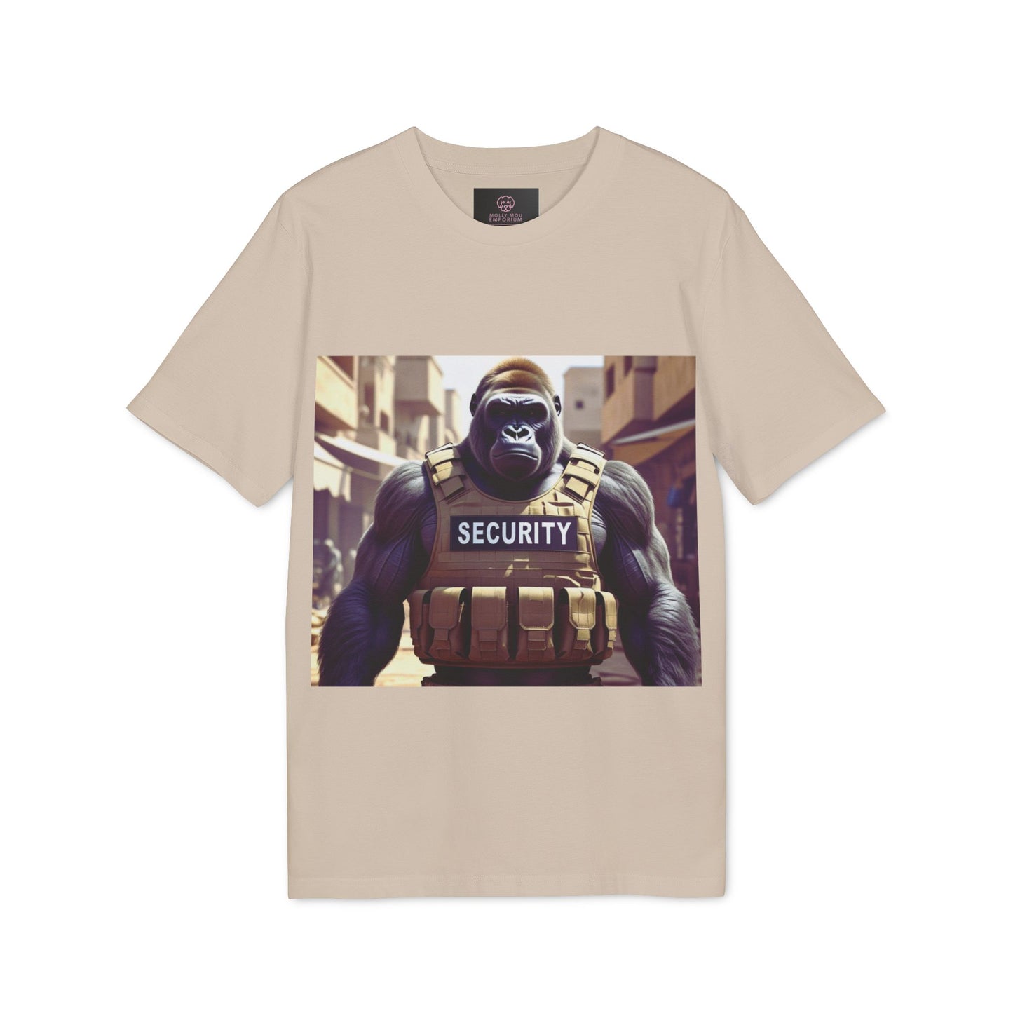 Security Gorilla T-Shirt, Funny Graphic Tee, Unisex Humor Shirt, Gift for Creators, Casual Wear, Streetwear Style