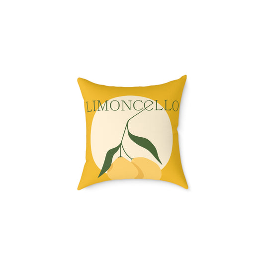 Limoncello Lemon Square Pillow – Brighten Up Your Home Decor