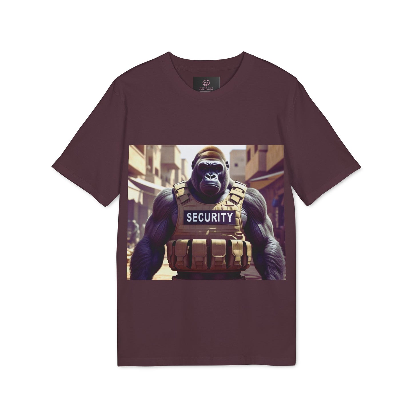 Security Gorilla T-Shirt, Funny Graphic Tee, Unisex Humor Shirt, Gift for Creators, Casual Wear, Streetwear Style