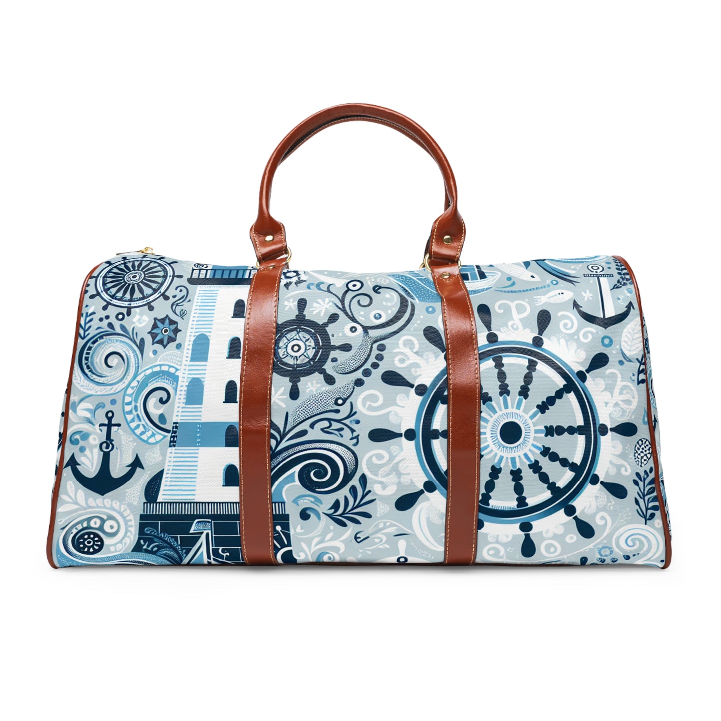 Nautical Waterproof Travel Bag - Stylish Gear for Adventurers