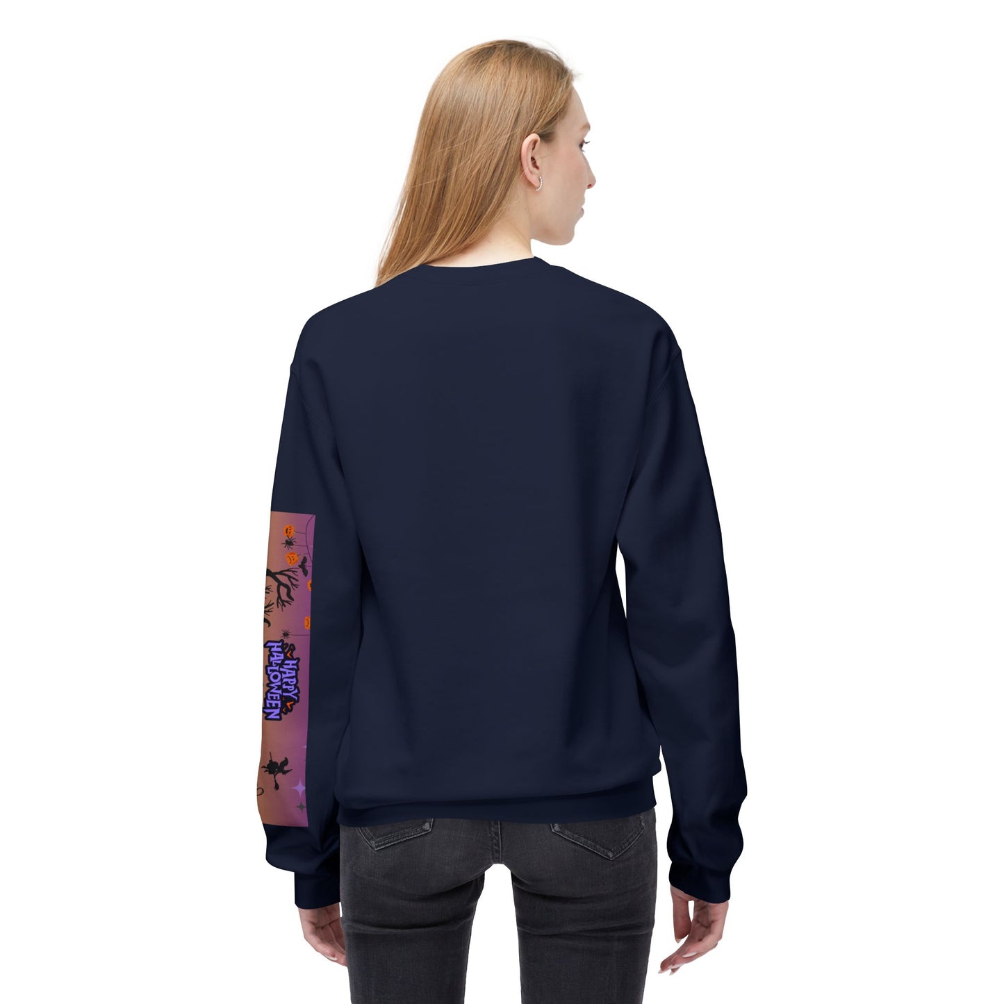 Halloween Crewneck Sweatshirt, Unisex Fleece Top, Funny Fall Apparel, Spooky Season Sweater, Cozy Halloween Outfit, Gift for Her/Him