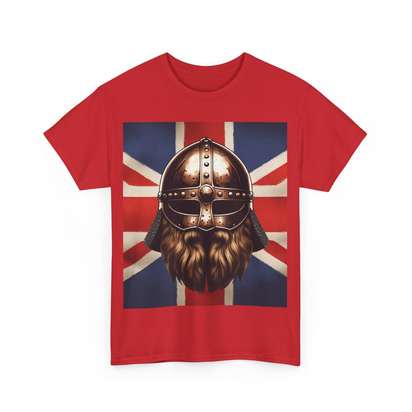 Viking Warrior Cotton Tee, Unisex Graphic T-Shirt, Norse Mythology Shirt, Unique Gift for Dad, Casual Outfit for Men and Women