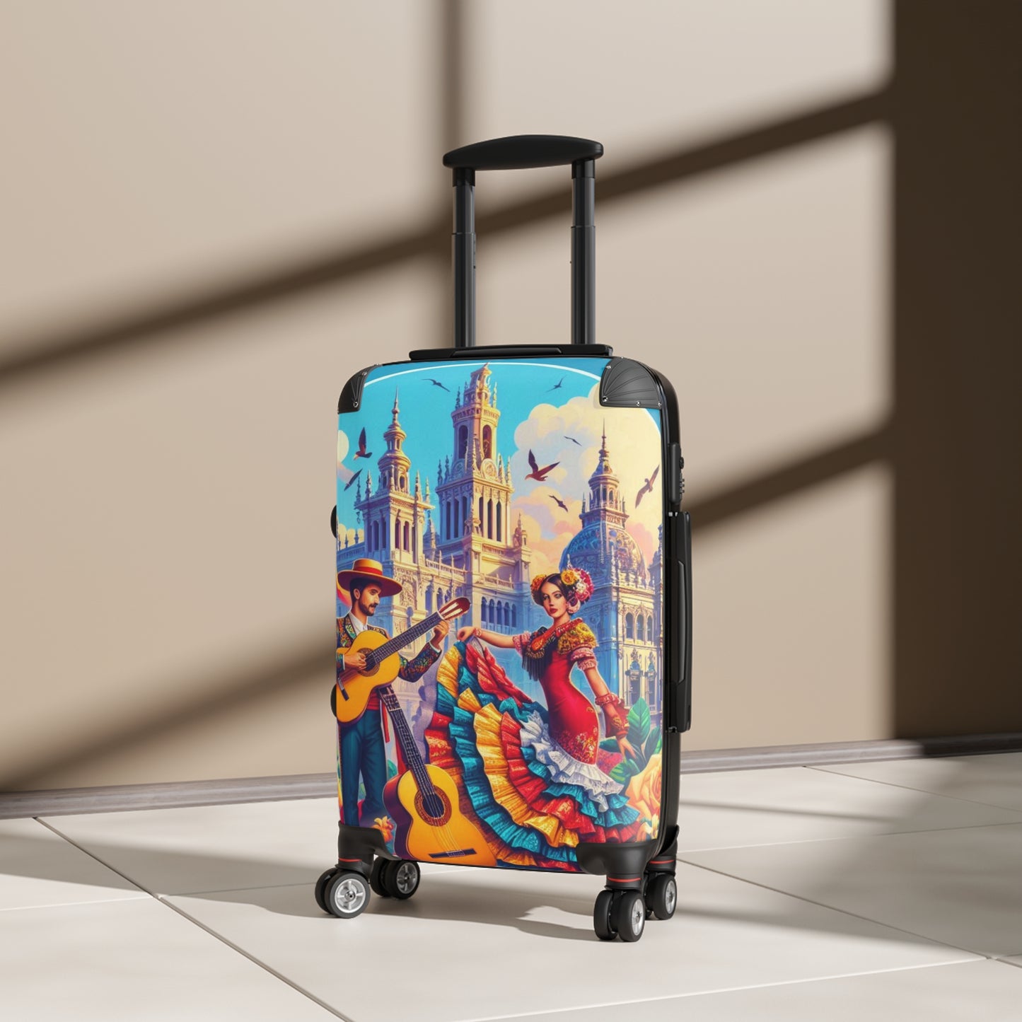 Vibrant Mariachi Suitcase - Colorful Travel Luggage for Adventure Seekers