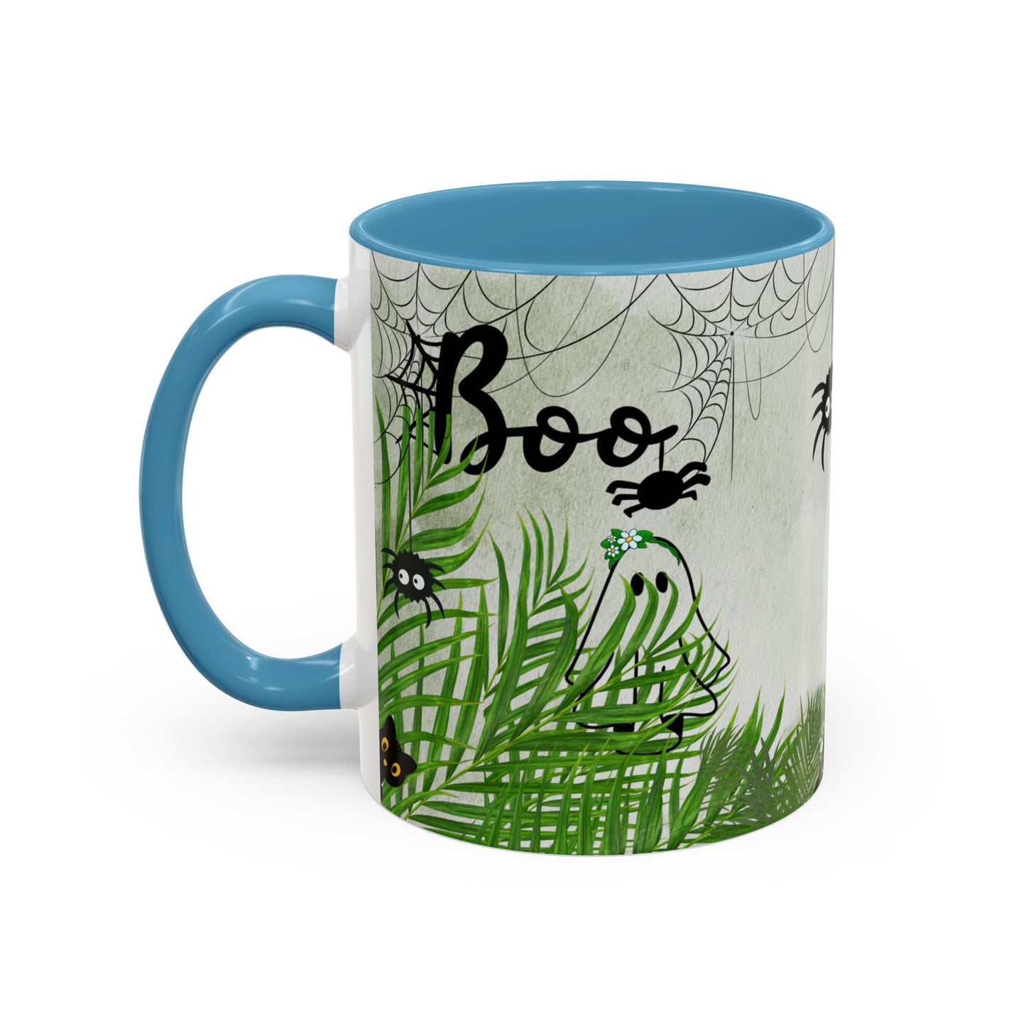 Spider Web Accent Coffee Mug | Halloween Decor, Gift for Creepy Coffee Lovers, Unique Kitchenware, Spooky Mug for Fall