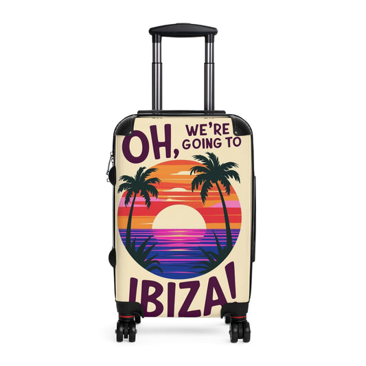 Colorful Ibiza Travel Suitcase - Perfect for Vacation and Adventure