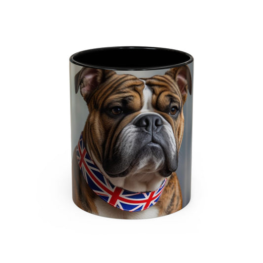 British Bulldog Accent Coffee Mug - Unique Pet Lover Gift, Dog-Themed Drinkware, Funny Dog Mug, Pet Parent Gift, Home & Kitchen Decor