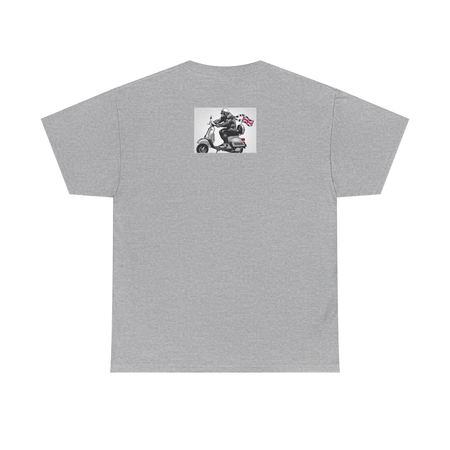 Cool Gorilla Scooter Tee, Unisex Graphic Tee, Fun Animal T-Shirt, Unique Gift for Him, Casual Summer Shirt, Motorcycle Enthusiast Apparel