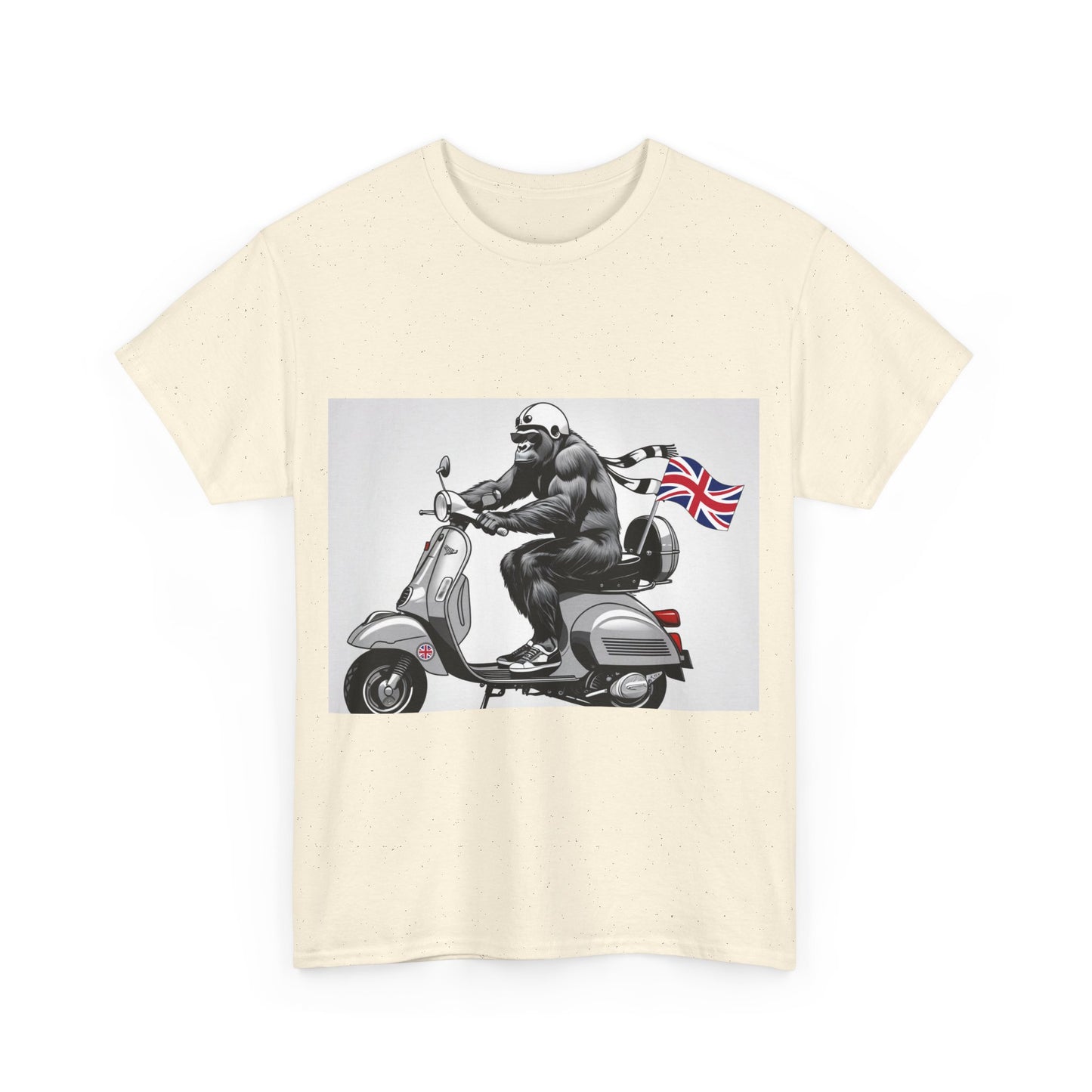 Cool Gorilla Scooter Tee, Unisex Graphic Tee, Fun Animal T-Shirt, Unique Gift for Him, Casual Summer Shirt, Motorcycle Enthusiast Apparel