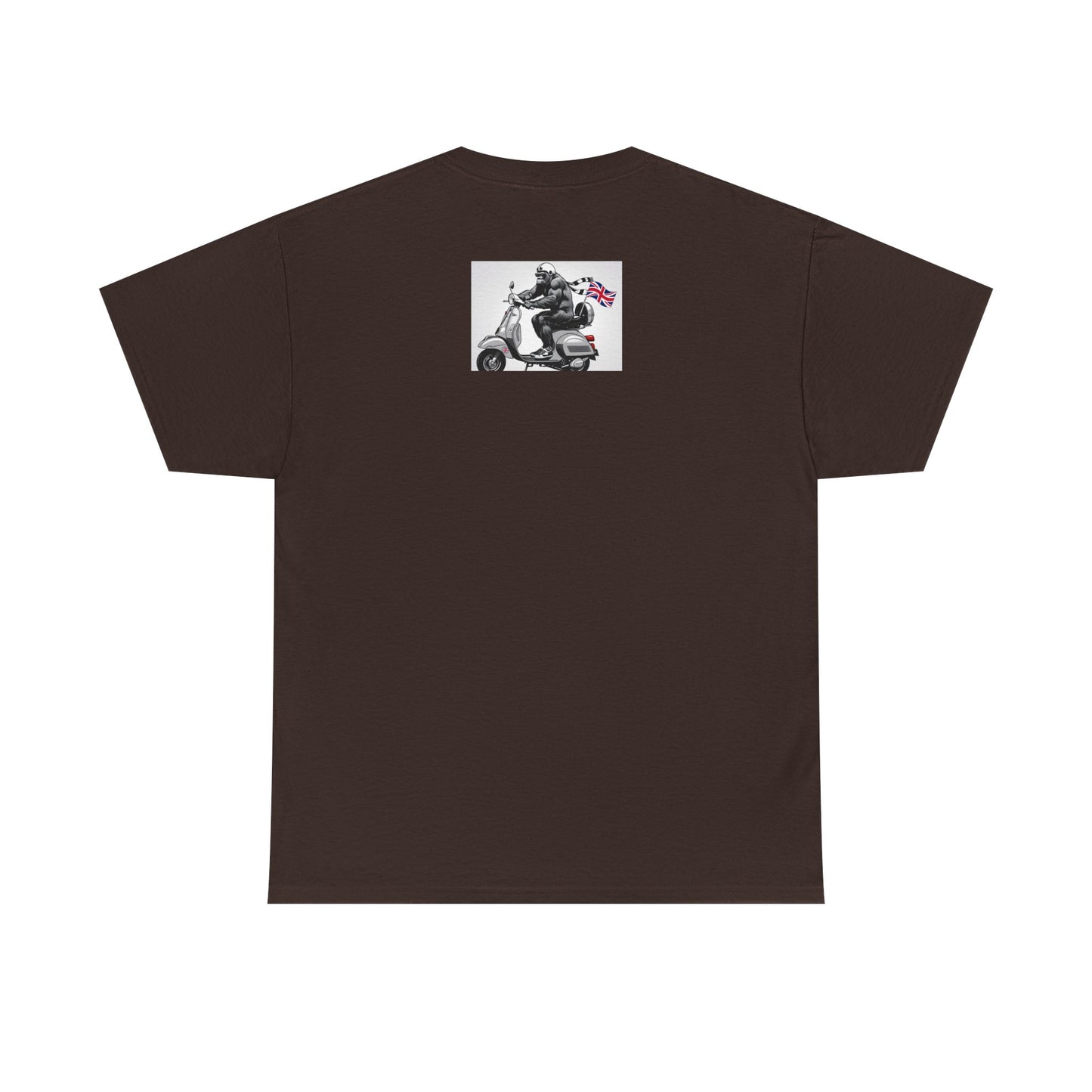 Cool Gorilla Scooter Tee, Unisex Graphic Tee, Fun Animal T-Shirt, Unique Gift for Him, Casual Summer Shirt, Motorcycle Enthusiast Apparel