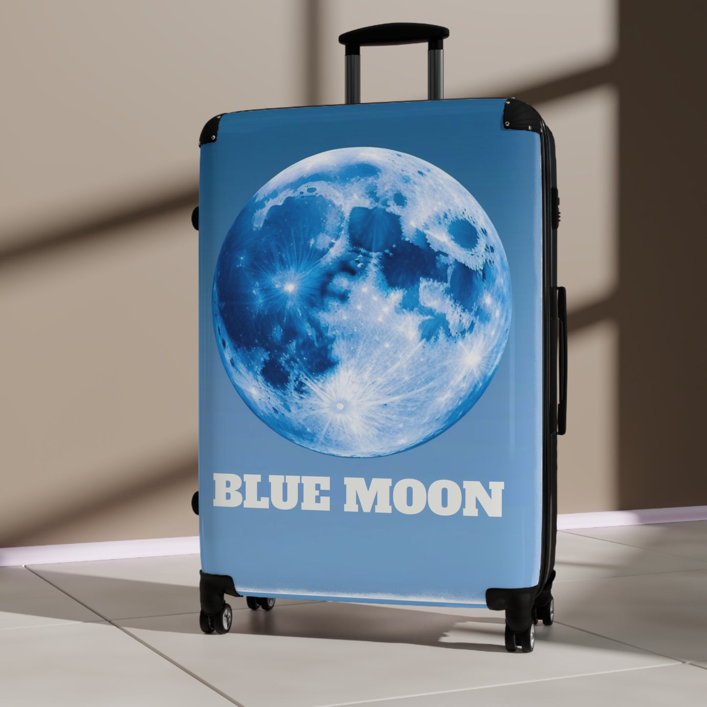 Blue Moon Travel Suitcase - Stylish Luggage for Adventurers