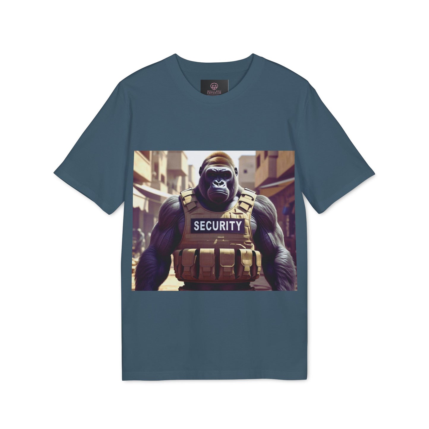 Security Gorilla T-Shirt, Funny Graphic Tee, Unisex Humor Shirt, Gift for Creators, Casual Wear, Streetwear Style