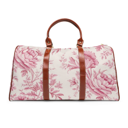 Waterproof Floral Travel Bag - Stylish & Functional Luggage for Weekend Getaways