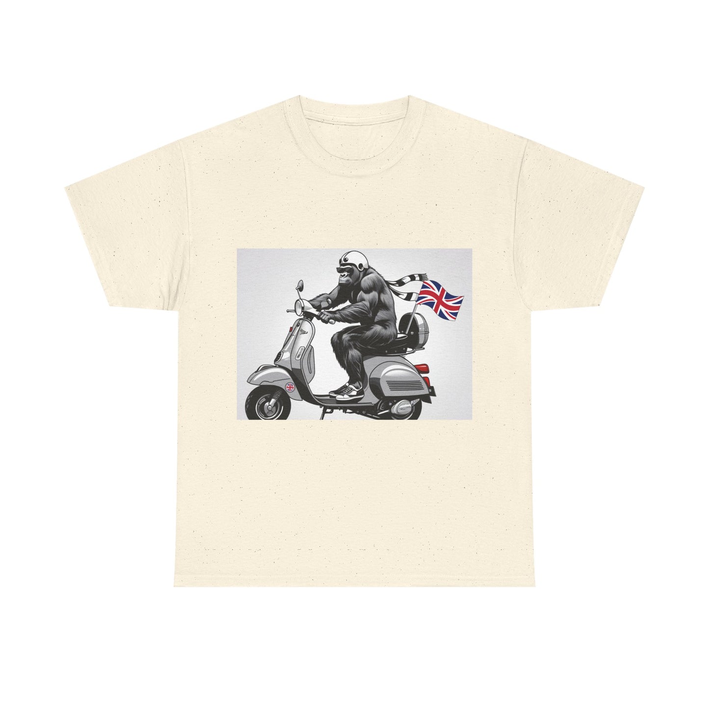 Cool Gorilla Scooter Tee, Unisex Graphic Tee, Fun Animal T-Shirt, Unique Gift for Him, Casual Summer Shirt, Motorcycle Enthusiast Apparel