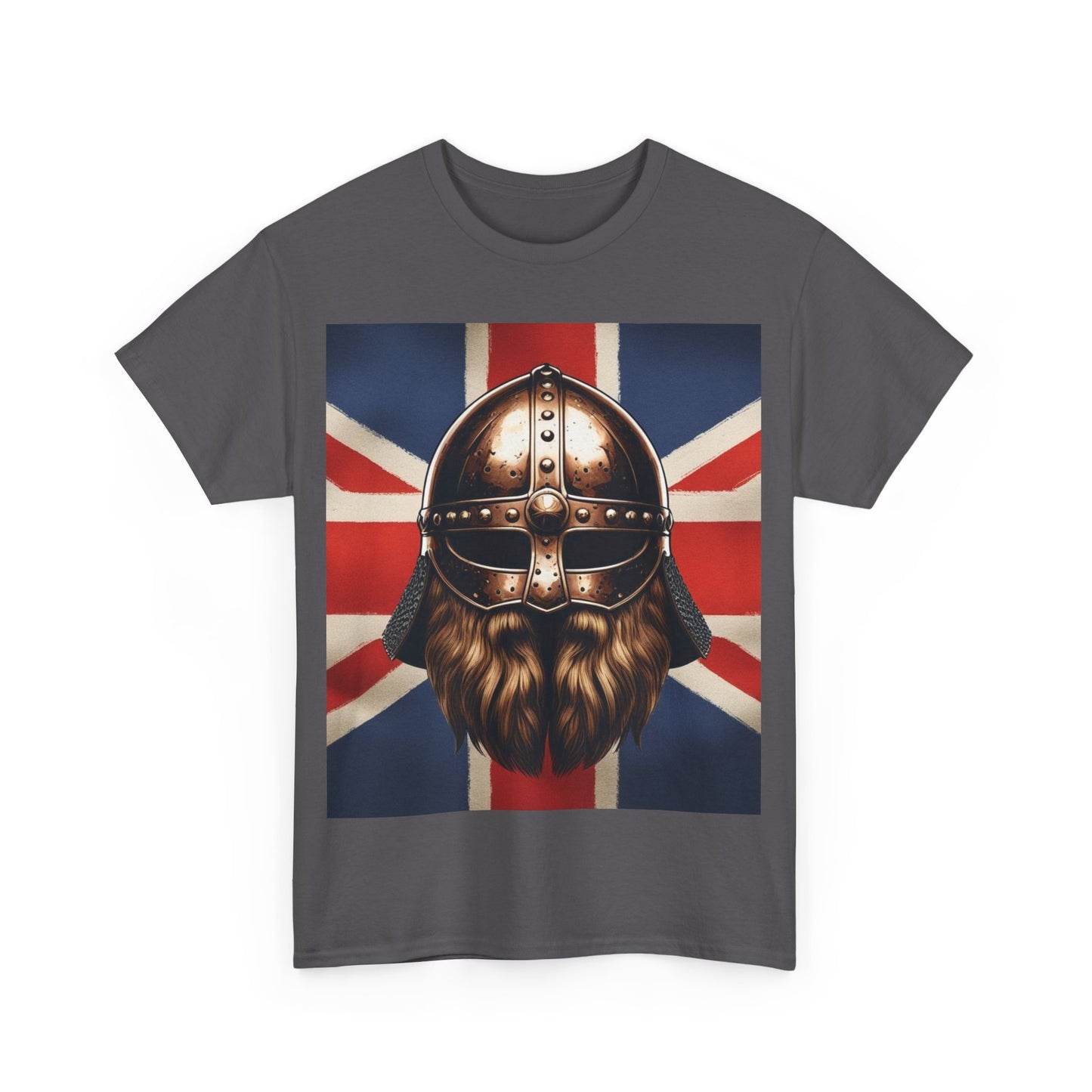 Viking Warrior Cotton Tee, Unisex Graphic T-Shirt, Norse Mythology Shirt, Unique Gift for Dad, Casual Outfit for Men and Women