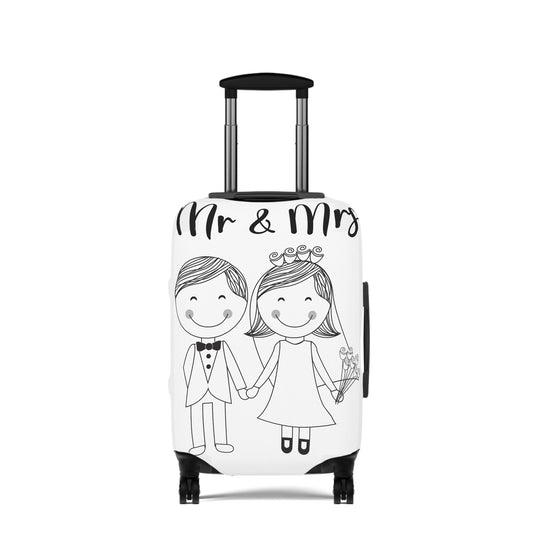 Mr & Mrs Wedding Luggage Cover - Travel in Style