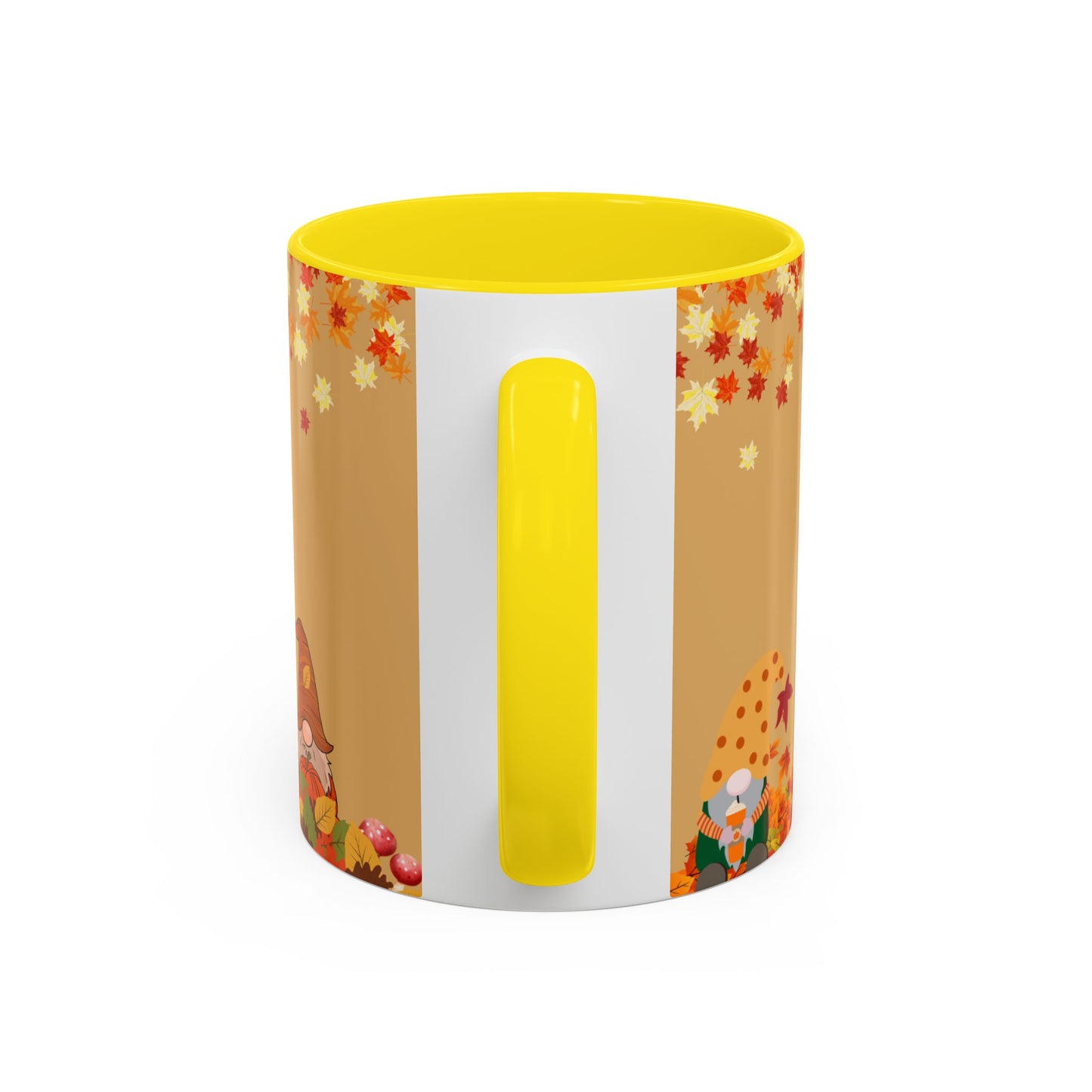 Autumn Accent Coffee Mug - Fall Decor, Seasonal Gift, Thanksgiving, Cozy Hot Beverage Cup, Autumn Vibes