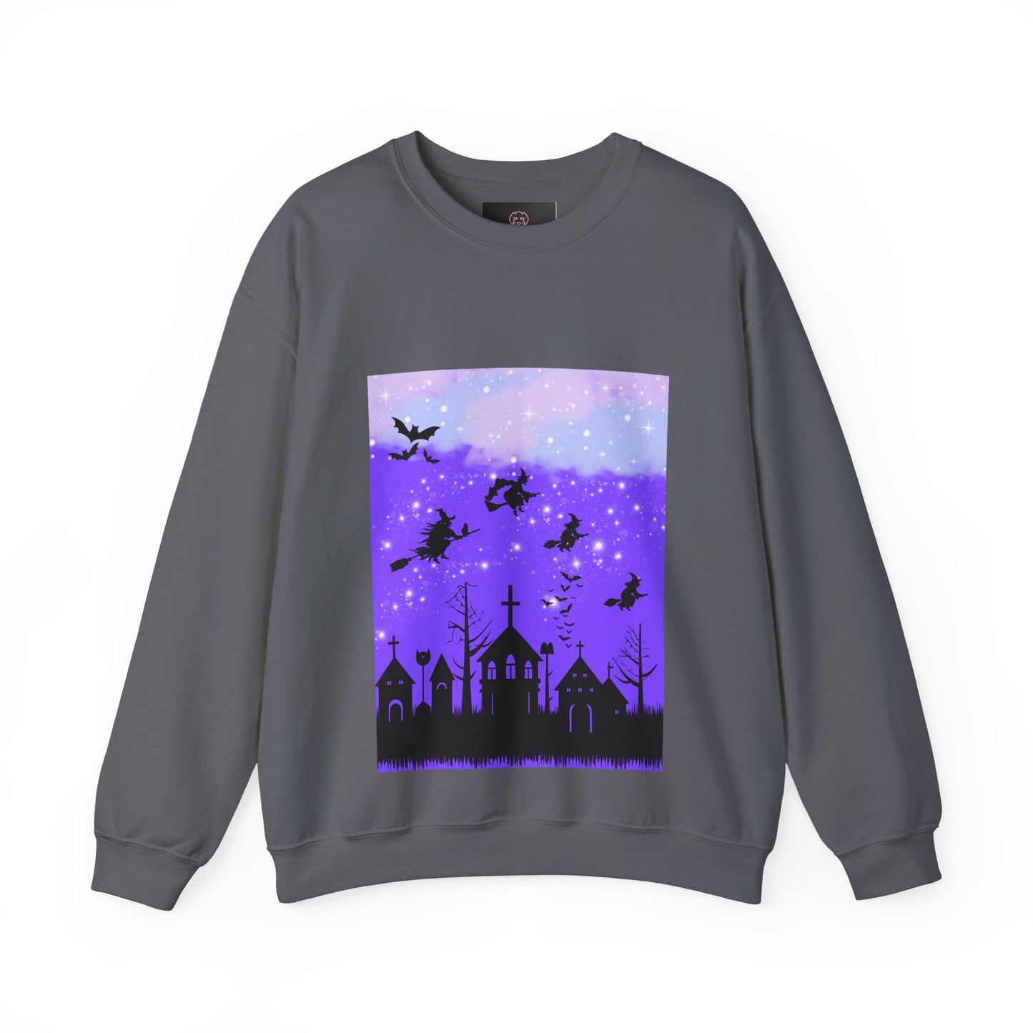 Mystical Nightscape Crewneck Sweatshirt, Cozy Fashion, Trendy Apparel, Gift for Nature Lovers, Halloween Sweatshirt, Comfortable [...]