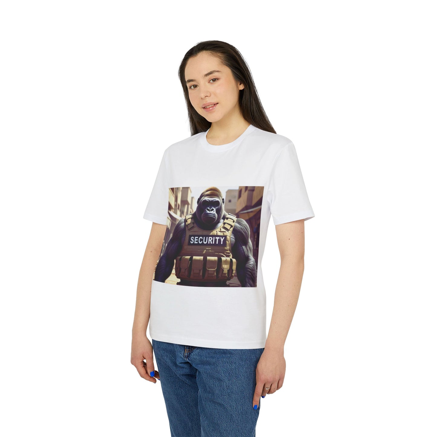 Security Gorilla T-Shirt, Funny Graphic Tee, Unisex Humor Shirt, Gift for Creators, Casual Wear, Streetwear Style