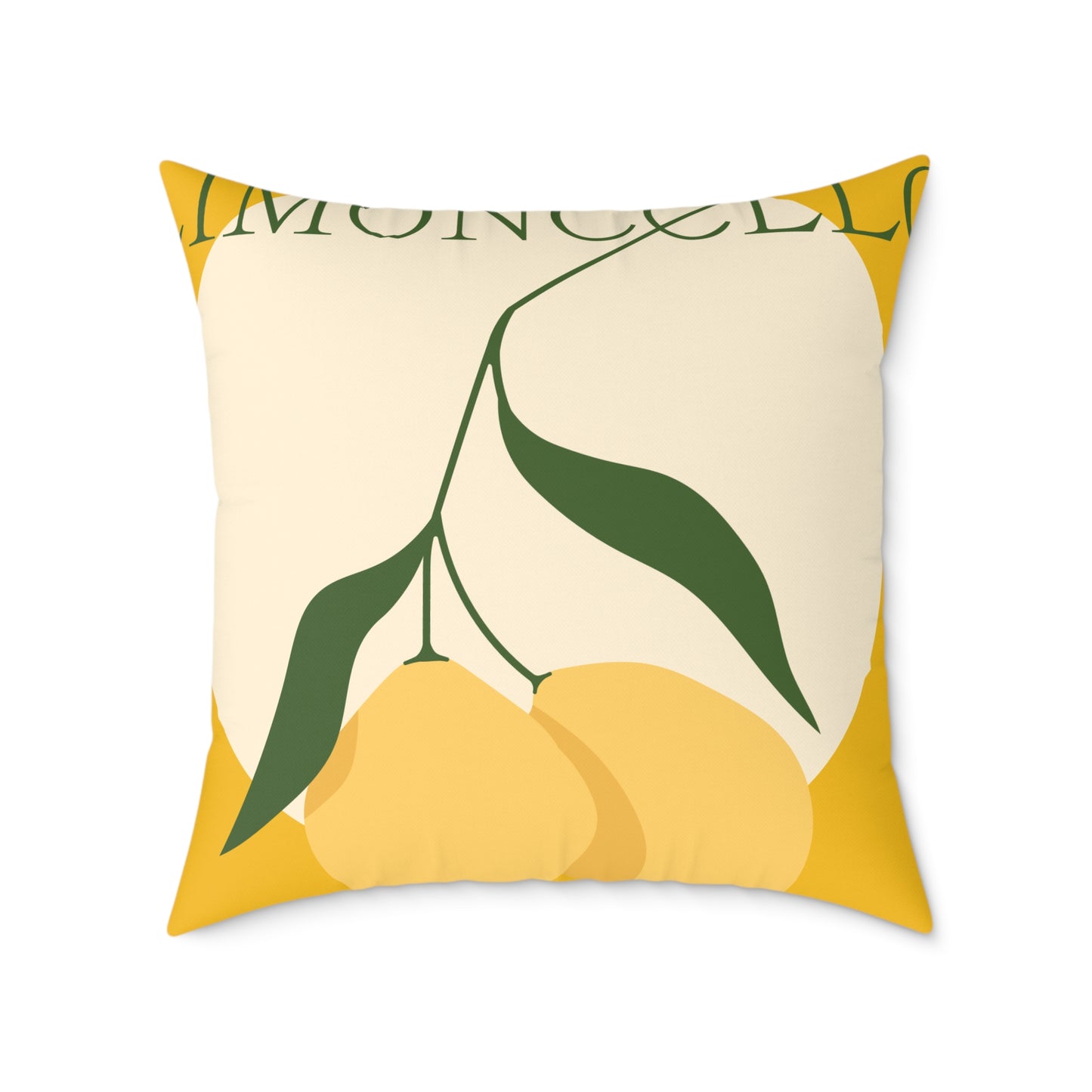 Limoncello Lemon Square Pillow – Brighten Up Your Home Decor